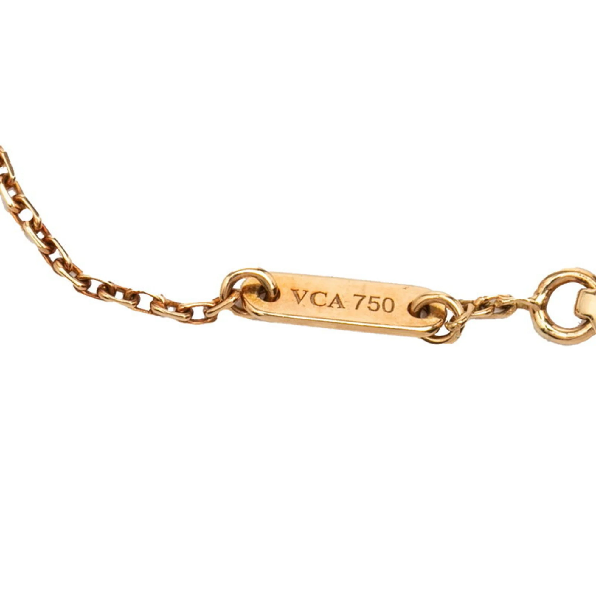 Sweet Alhambra Bracelet 18K Rose Gold and Mother of Pearl - Image 5