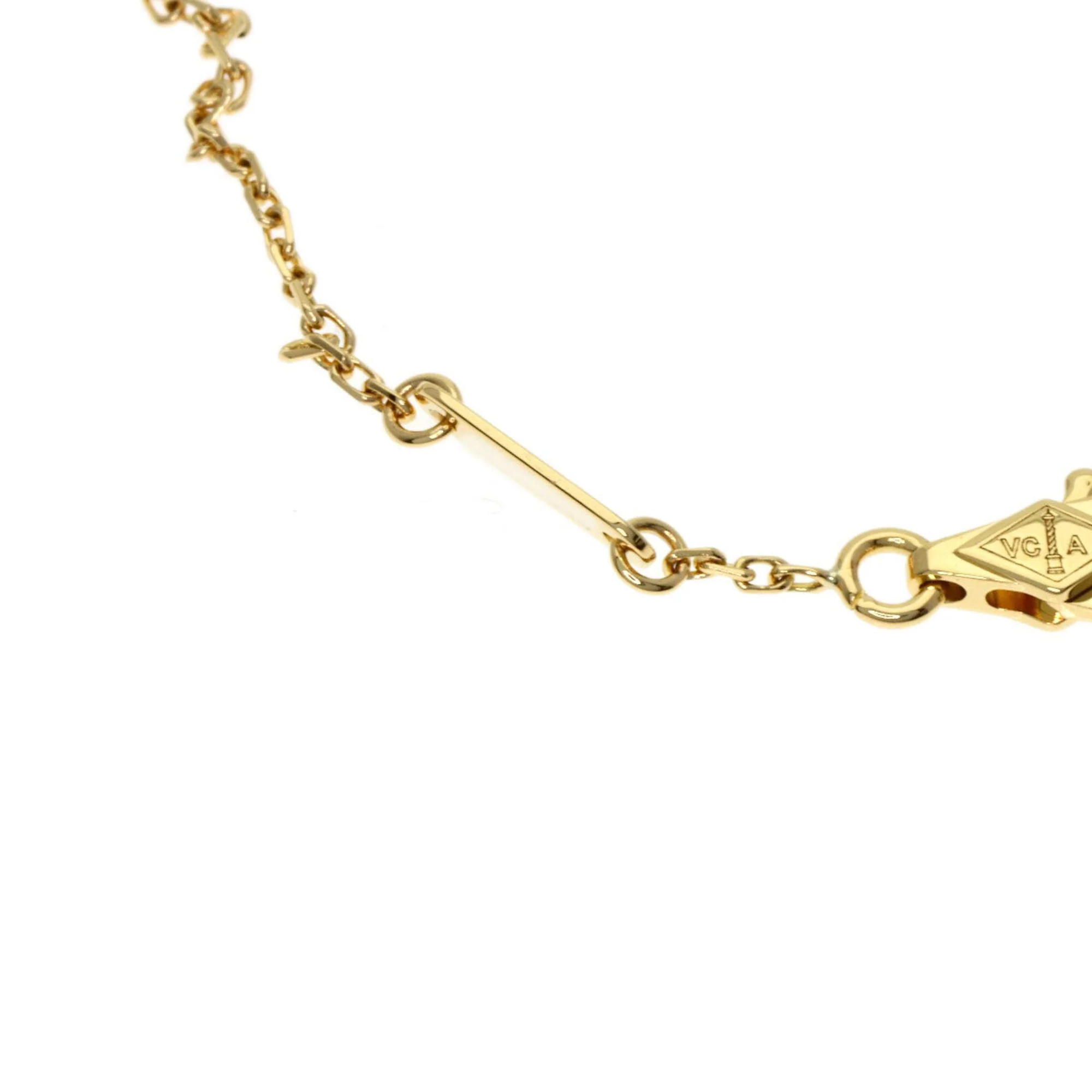 Sweet Alhambra Bracelet 18K Yellow Gold - Image 6