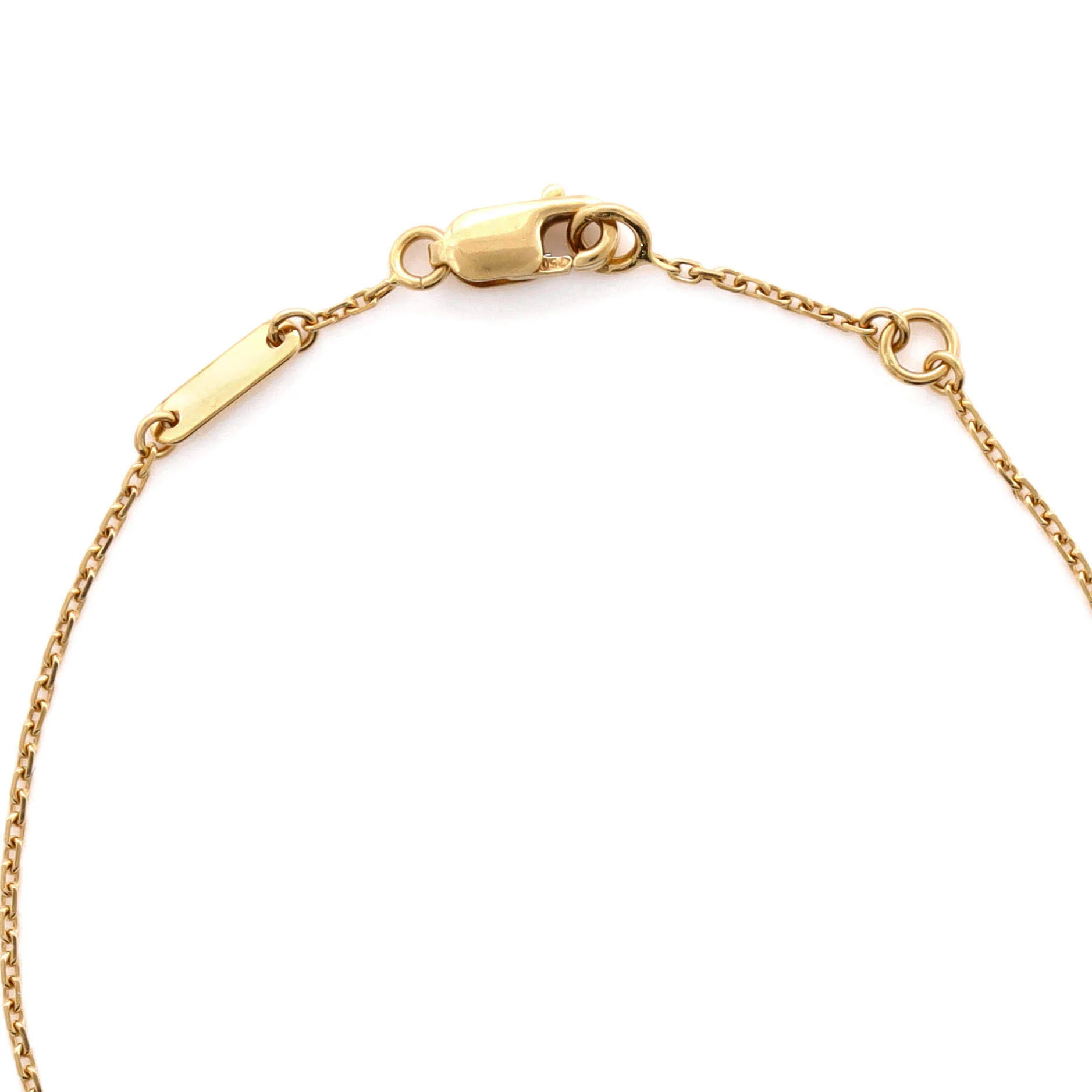 Sweet Alhambra Bracelet 18K Yellow Gold and Mother of Pearl - Image 3