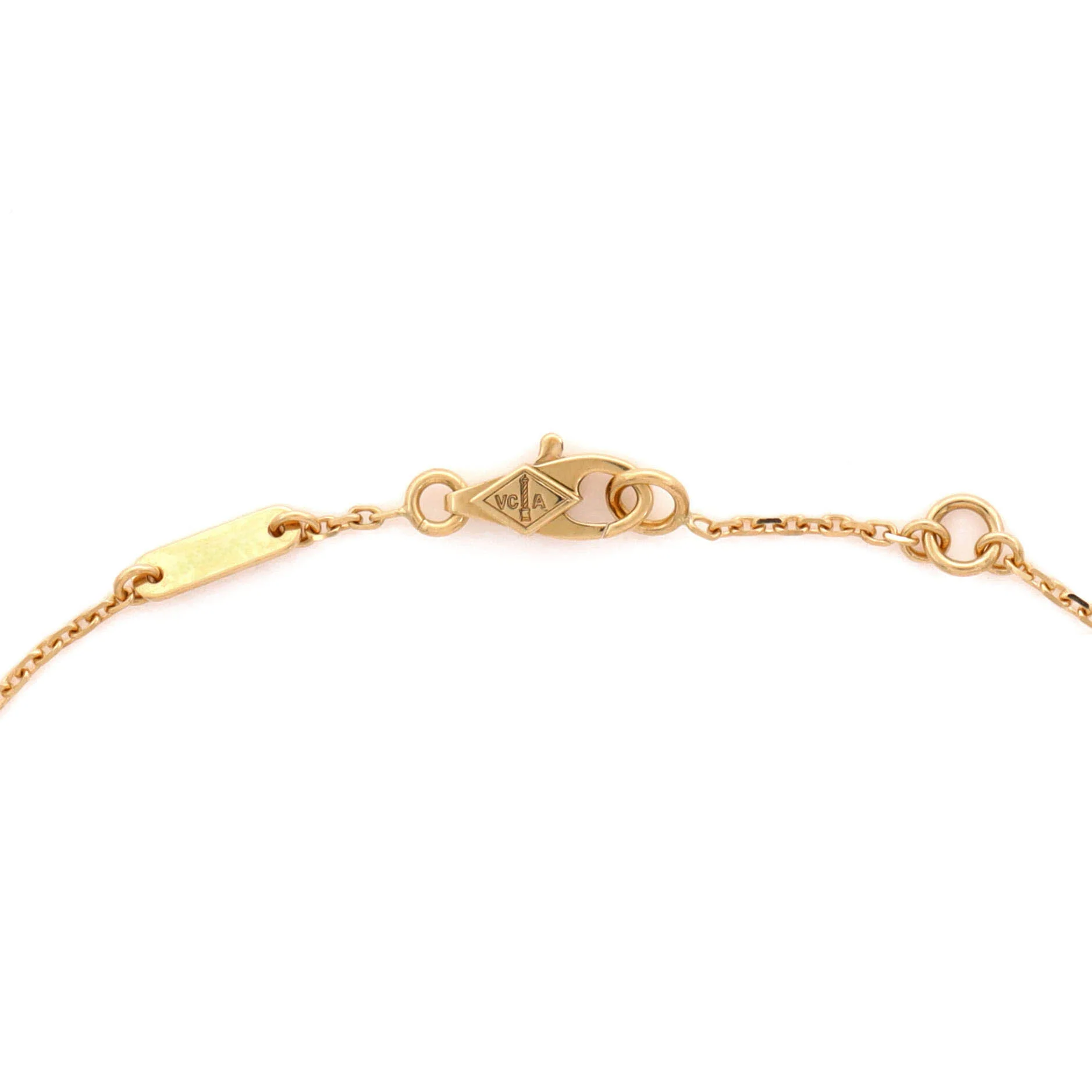 Sweet Alhambra Bracelet 18K Yellow Gold and Mother of Pearl - Image 4