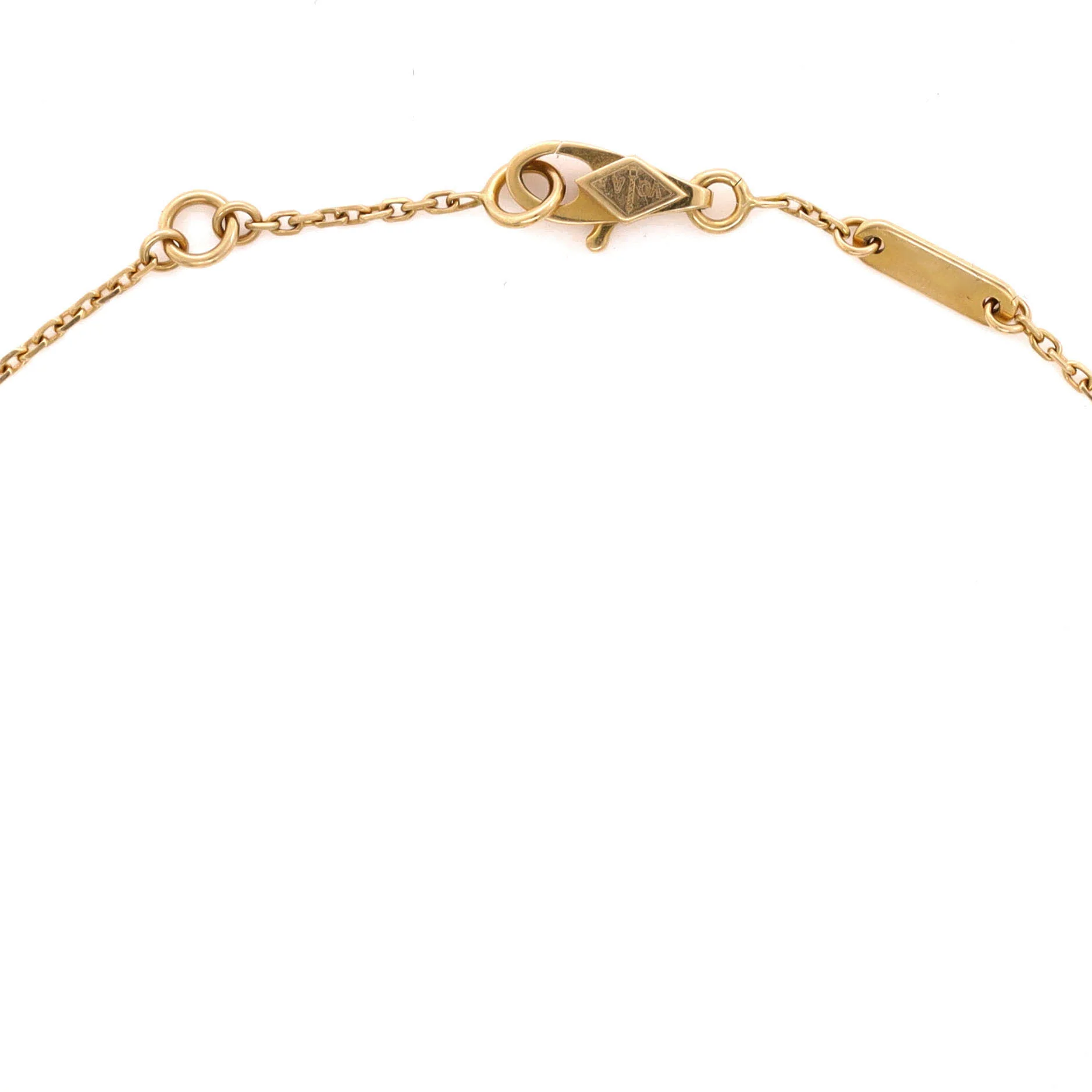 Sweet Alhambra Bracelet 18K Yellow Gold and Mother of Pearl - Image 4