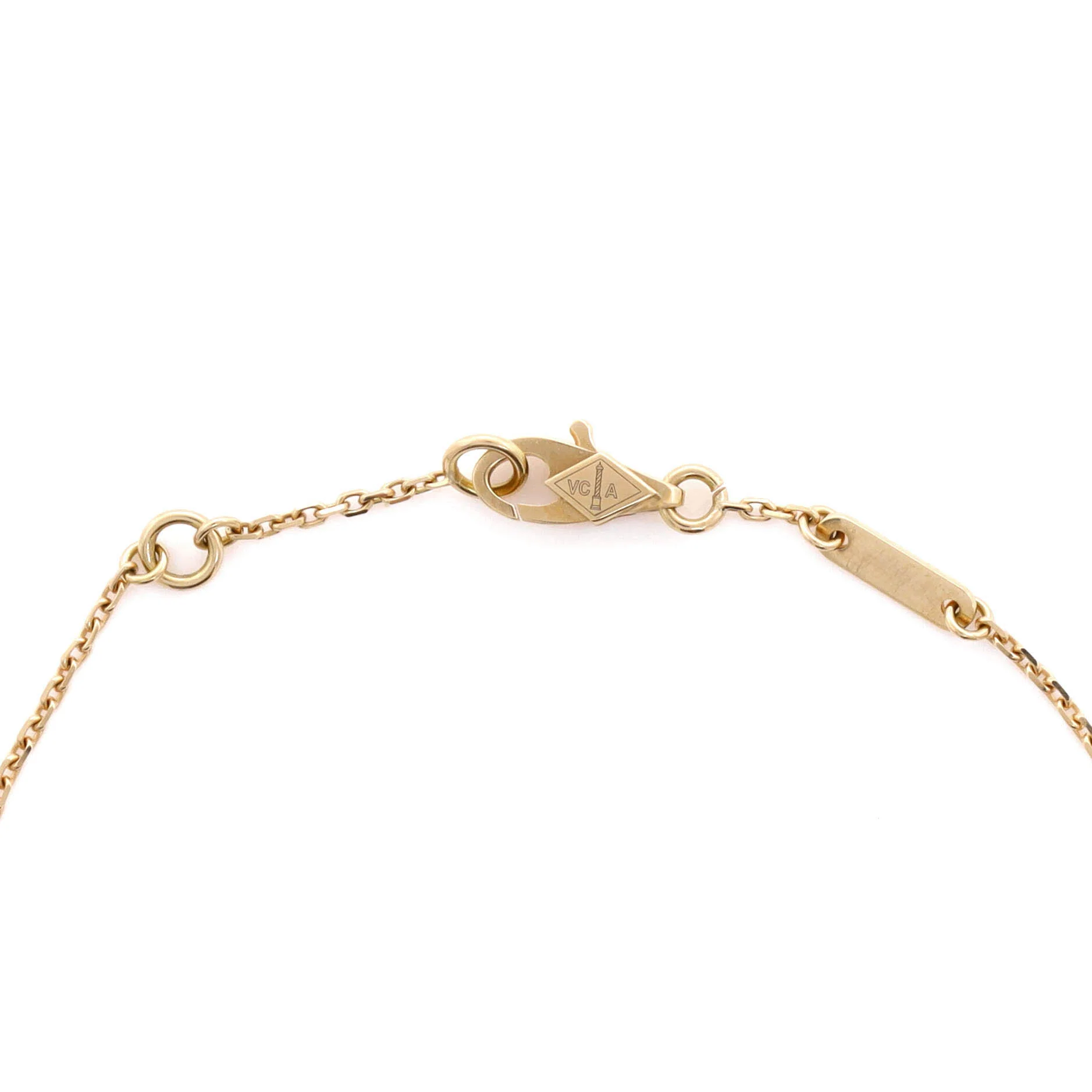 Sweet Alhambra Bracelet 18K Yellow Gold and Mother of Pearl - Image 3