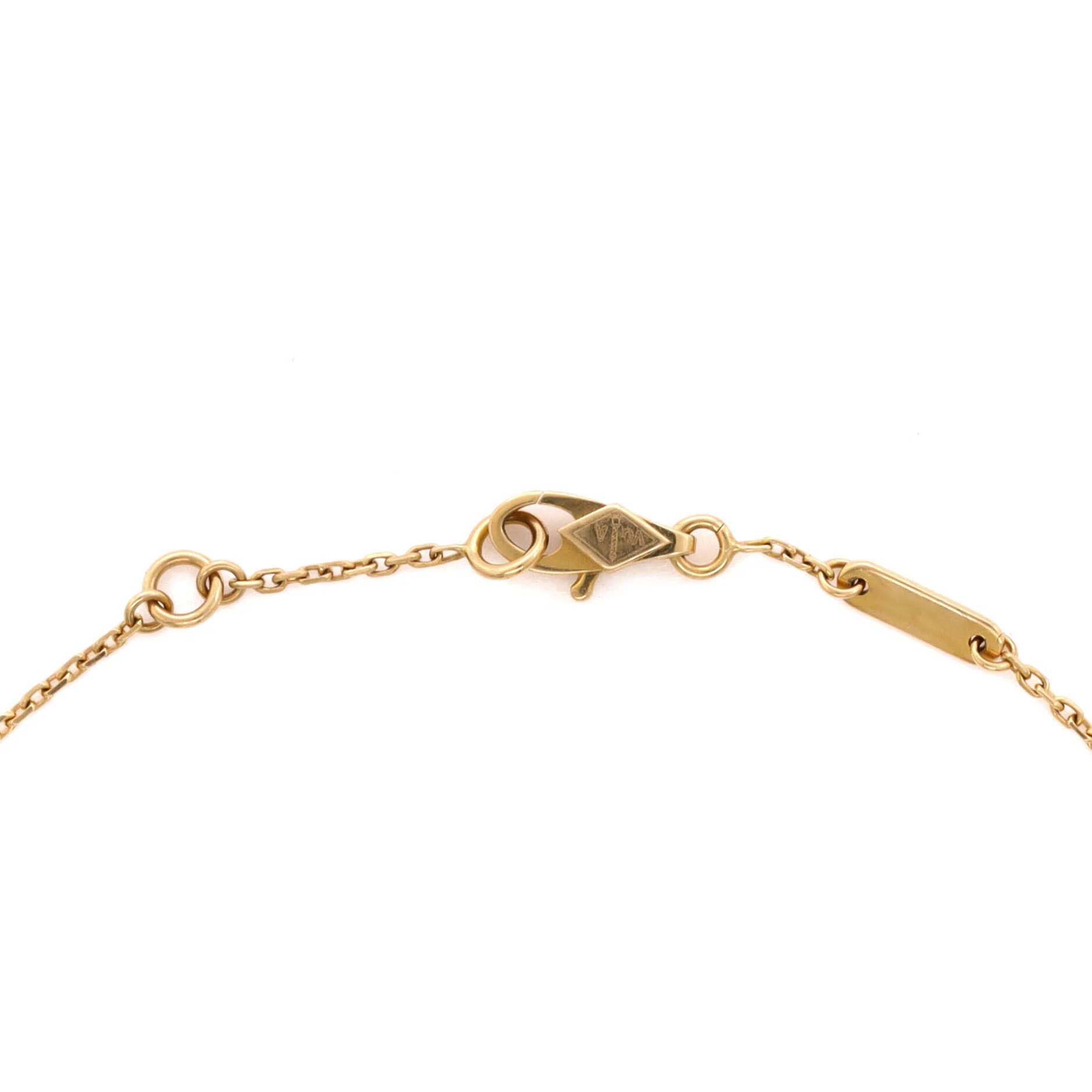 Sweet Alhambra Bracelet 18K Yellow Gold and Mother of Pearl - Image 4