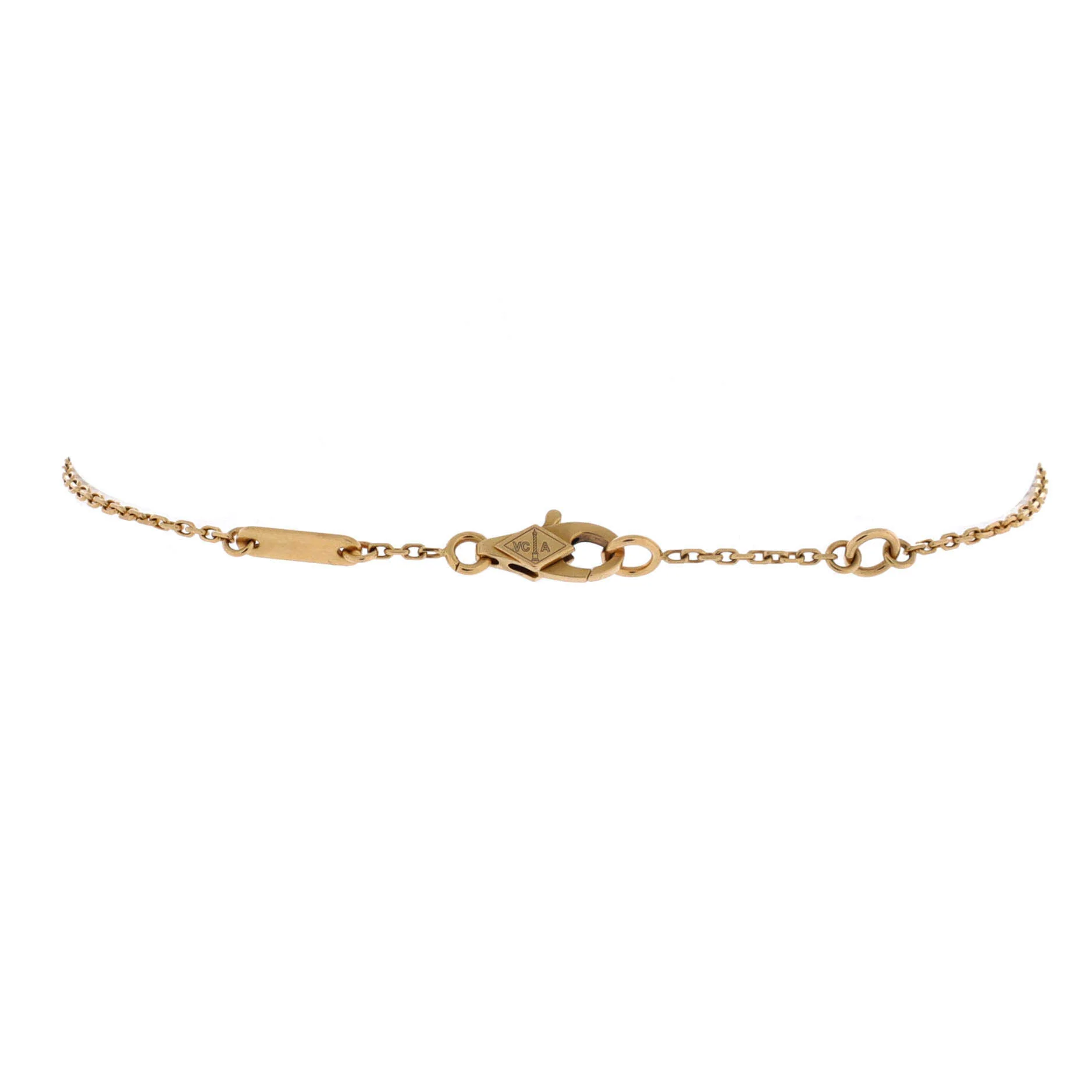 Sweet Alhambra Butterfly Bracelet 18K Yellow Gold and Mother of Pearl - Image 3