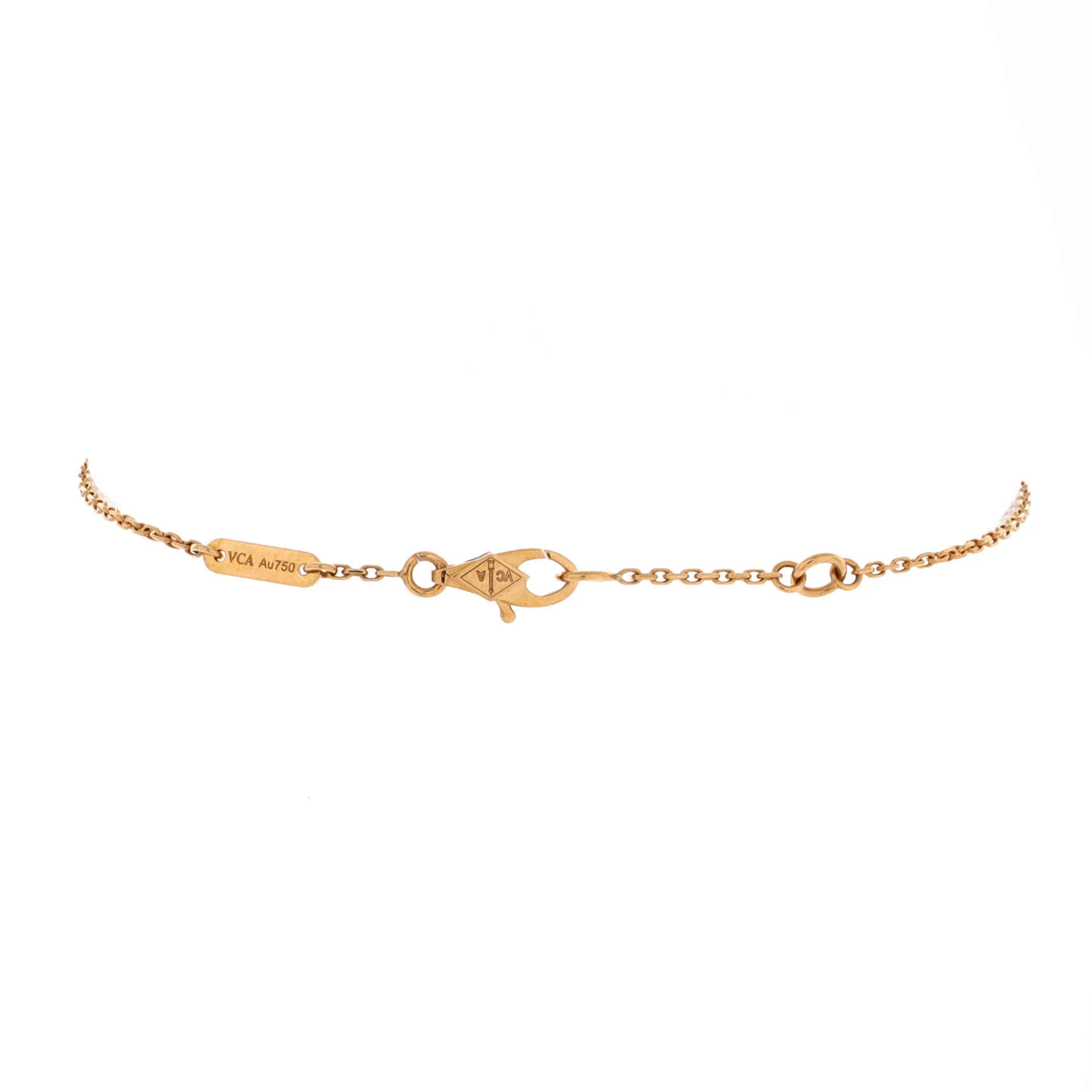 Sweet Alhambra Butterfly Bracelet 18K Yellow Gold and Mother of Pearl - Image 2