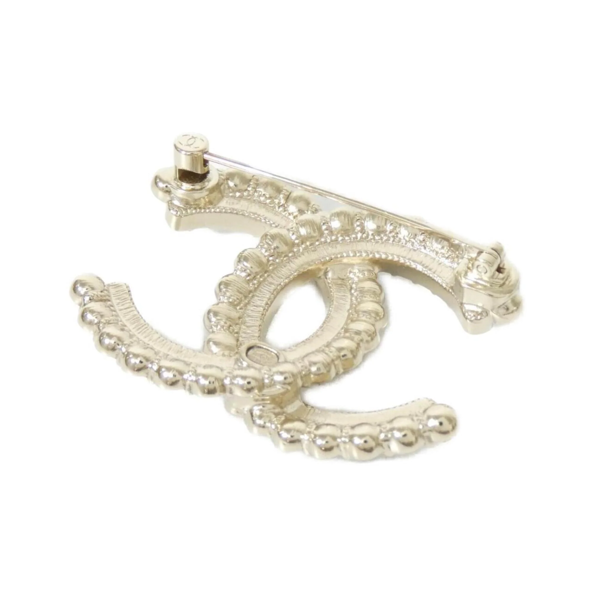 Brooch Black and Gold with Crystal - Image 2