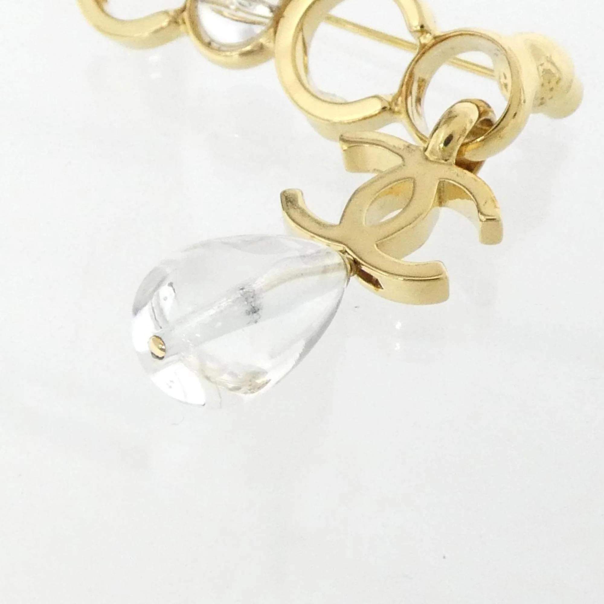 Brooch Clear and Gold - Image 2