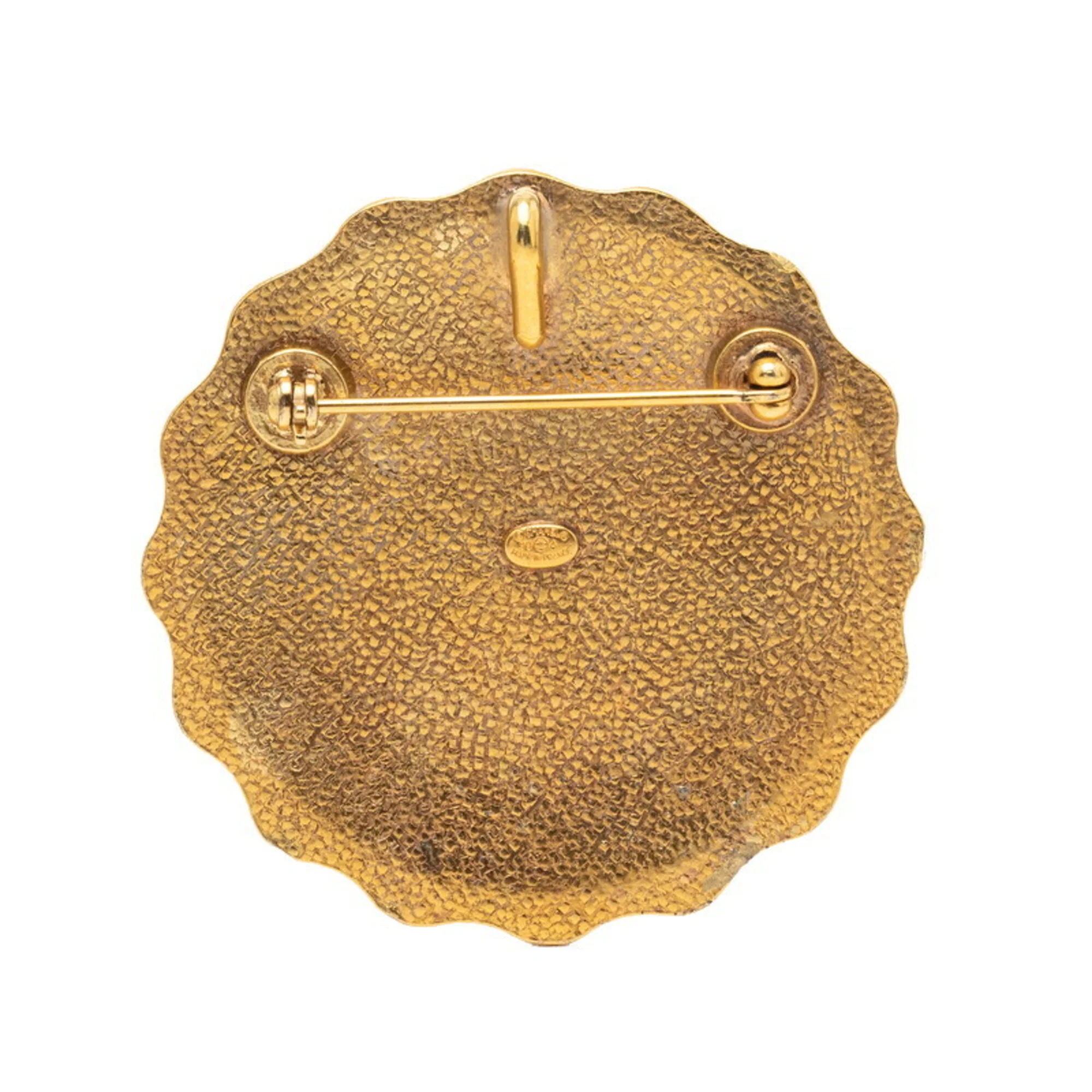 Brooch Gold-Tone Metal - Image 2