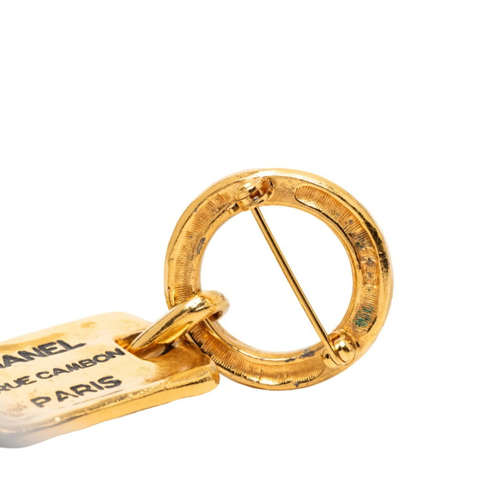 Brooch Gold-Tone Metal - Image 3