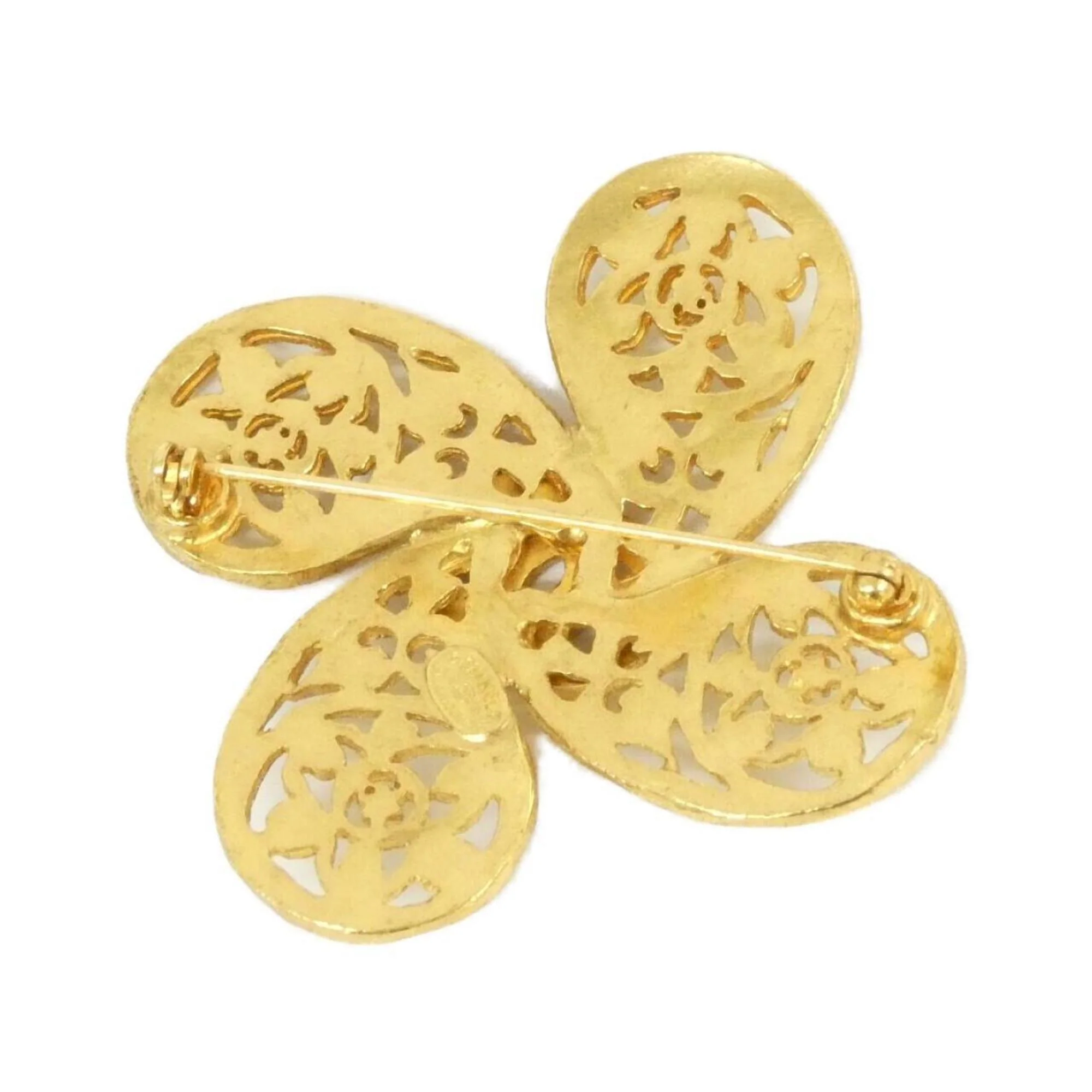 Brooch Gold-Tone Metal - Image 2