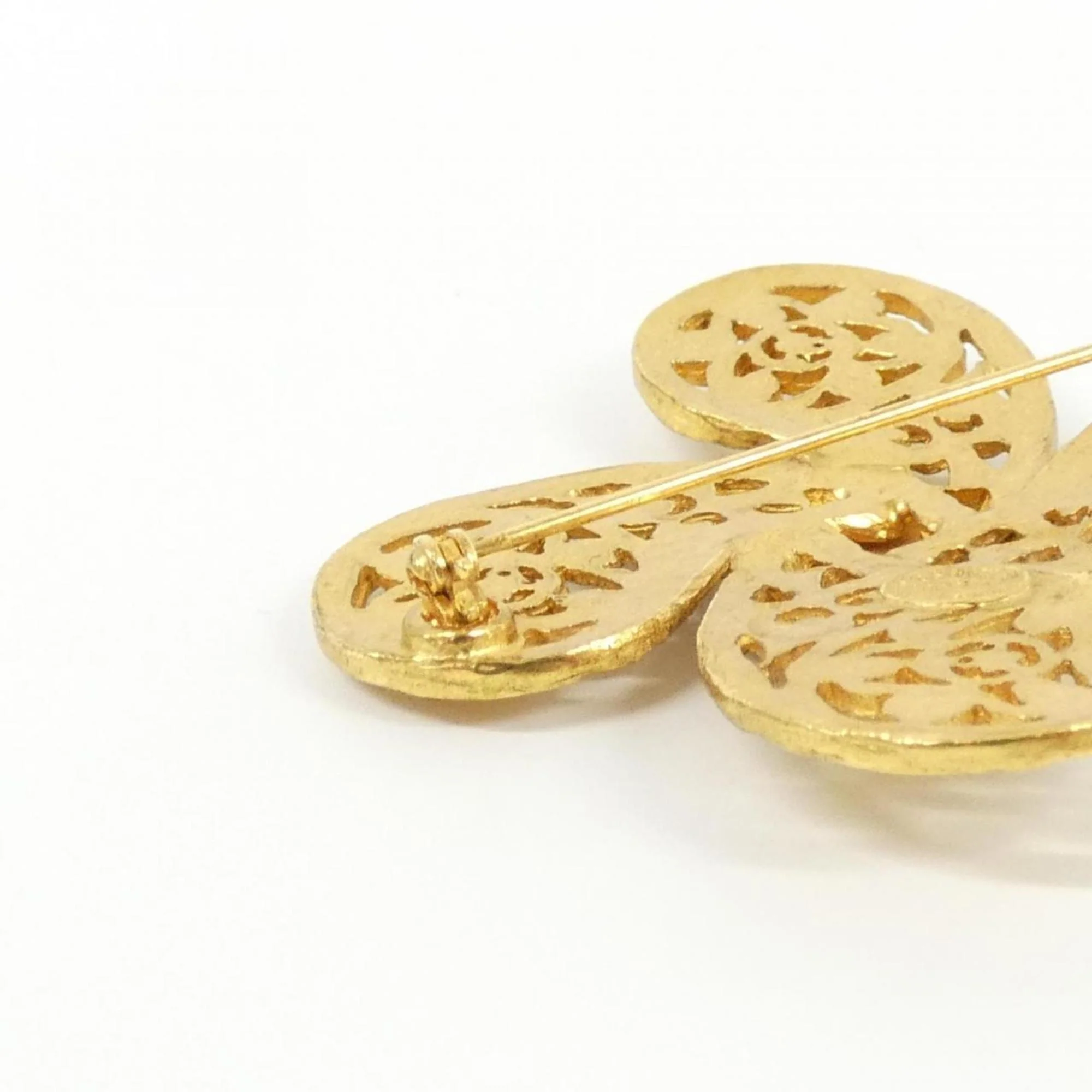 Brooch Gold-Tone Metal - Image 3