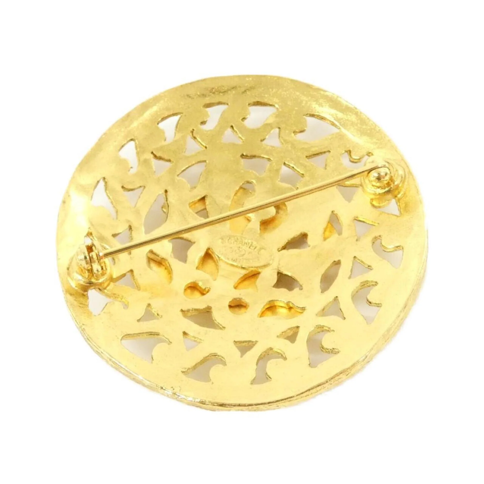 Brooch Gold-Tone Metal - Image 2