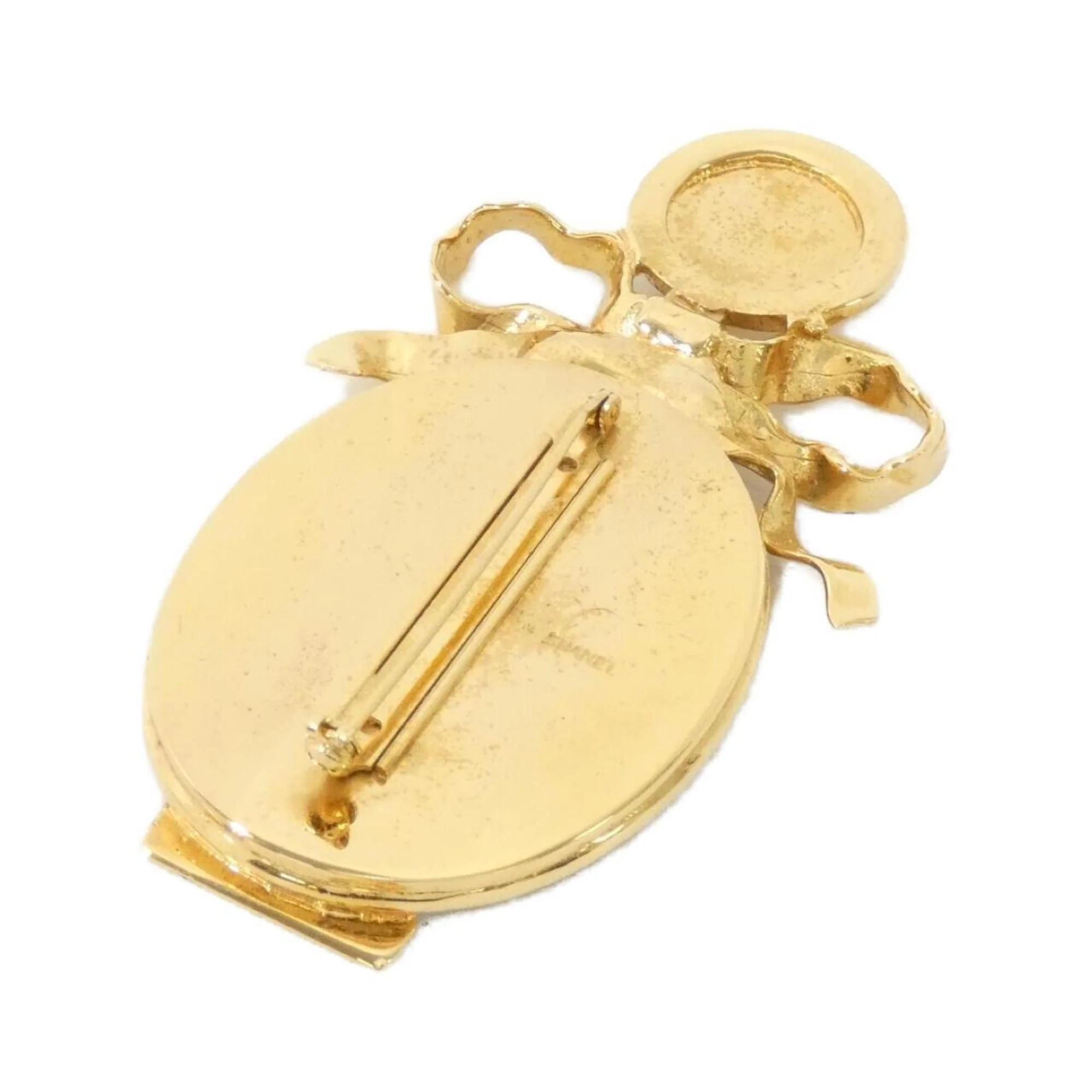 Brooch Gold-Tone Metal - Image 2