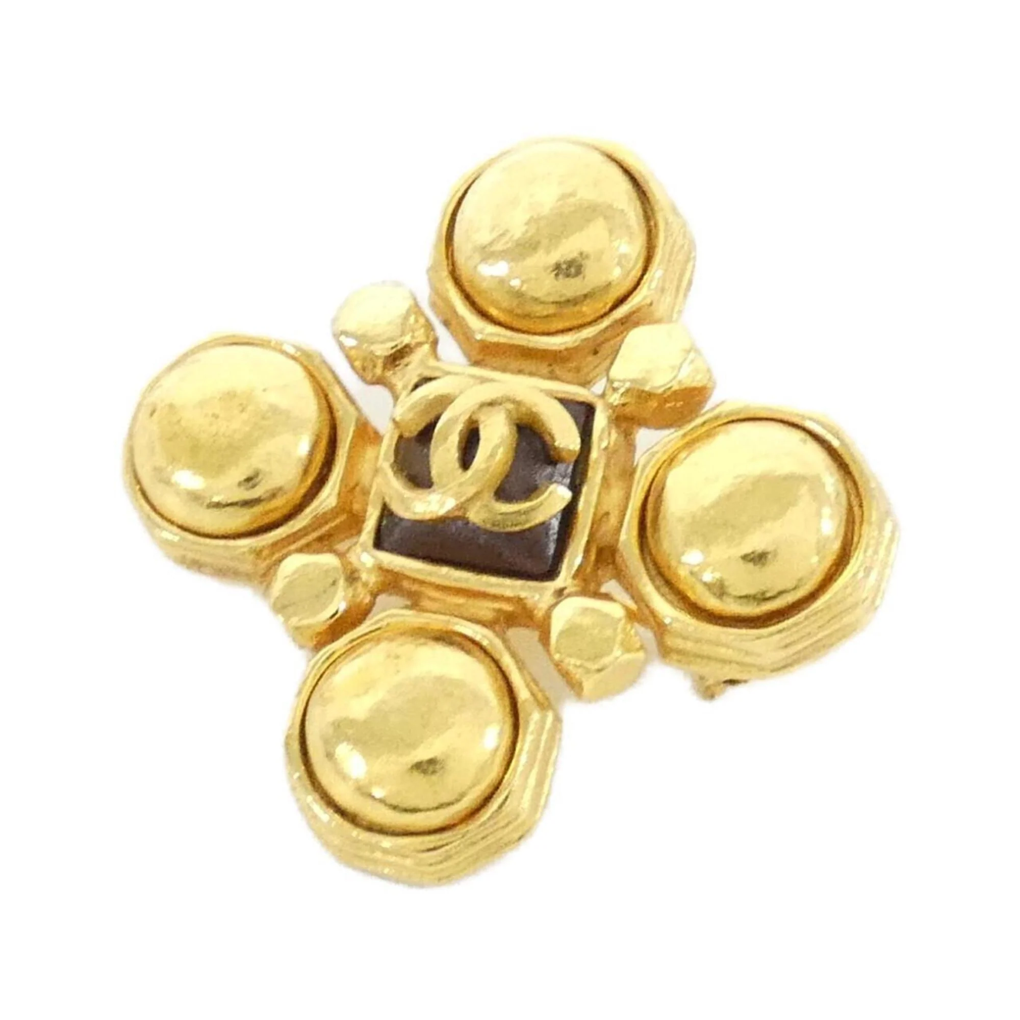 Brooch Gold-Tone Metal