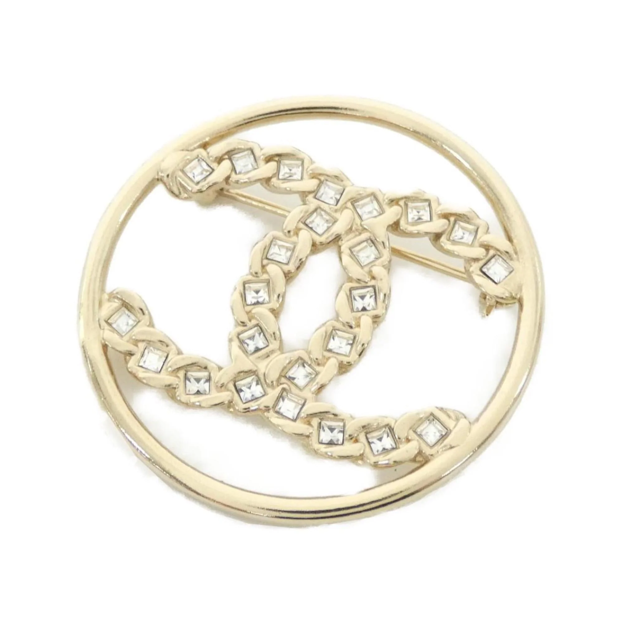 Brooch Gold-Tone Metal