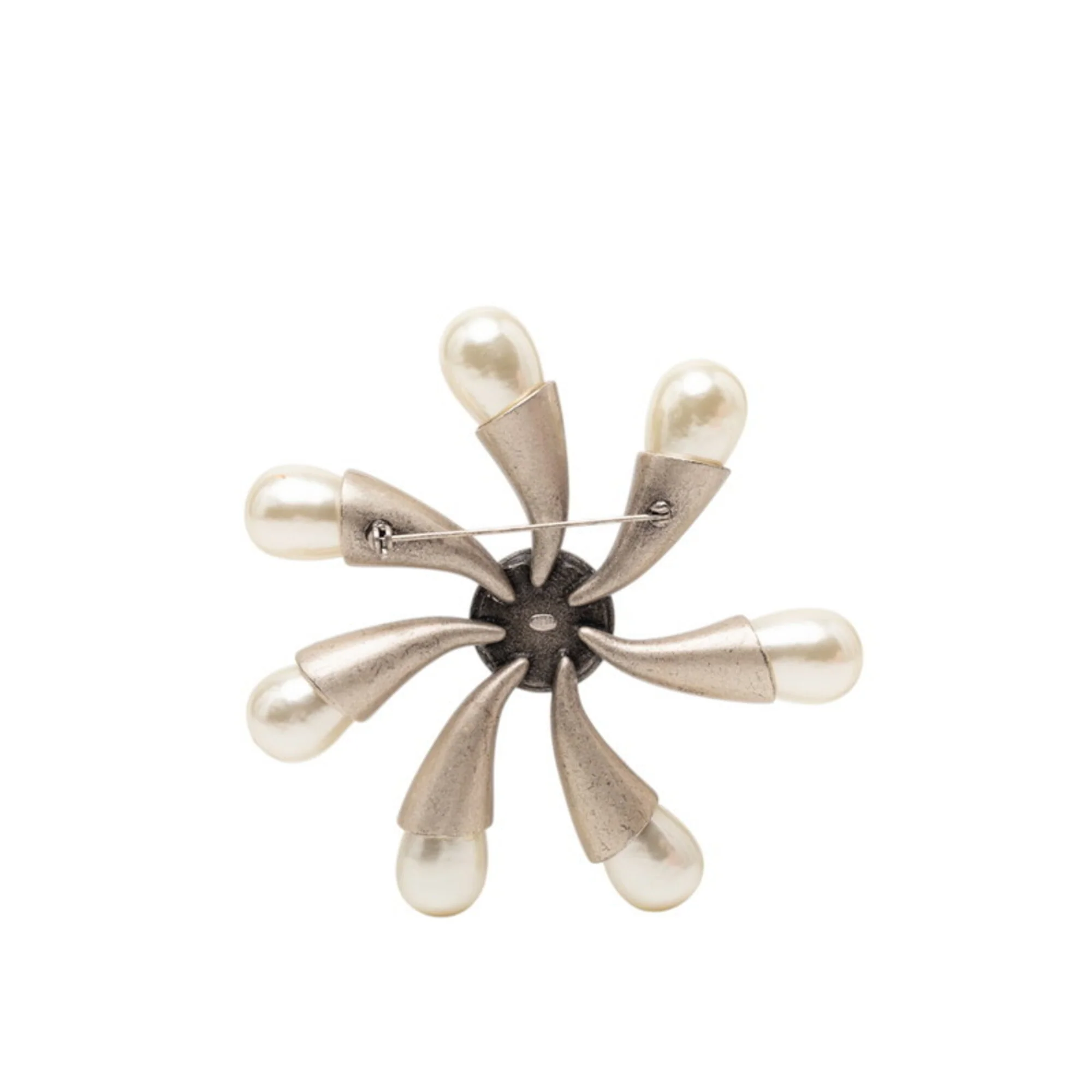 Brooch Metal with Artificial Pearl - Image 2