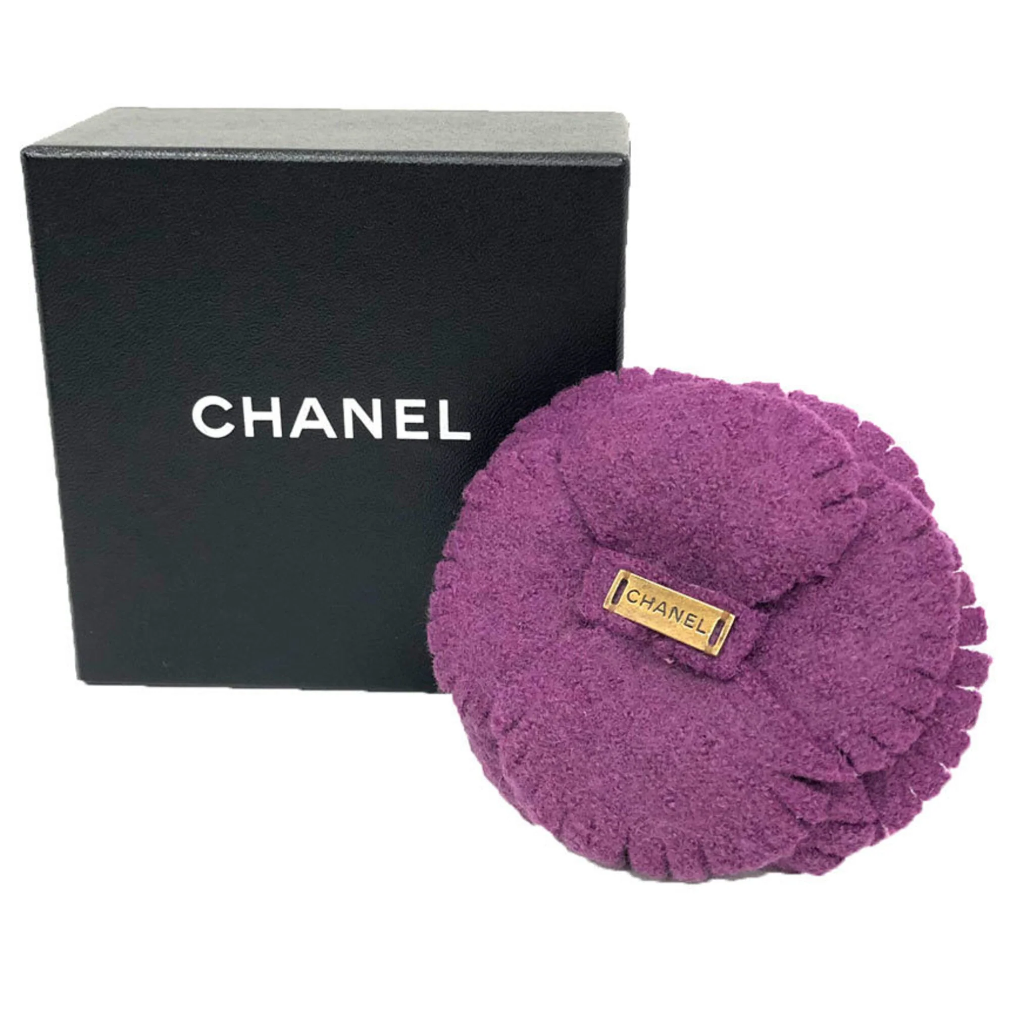 Camellia Corsage Brooch Purple