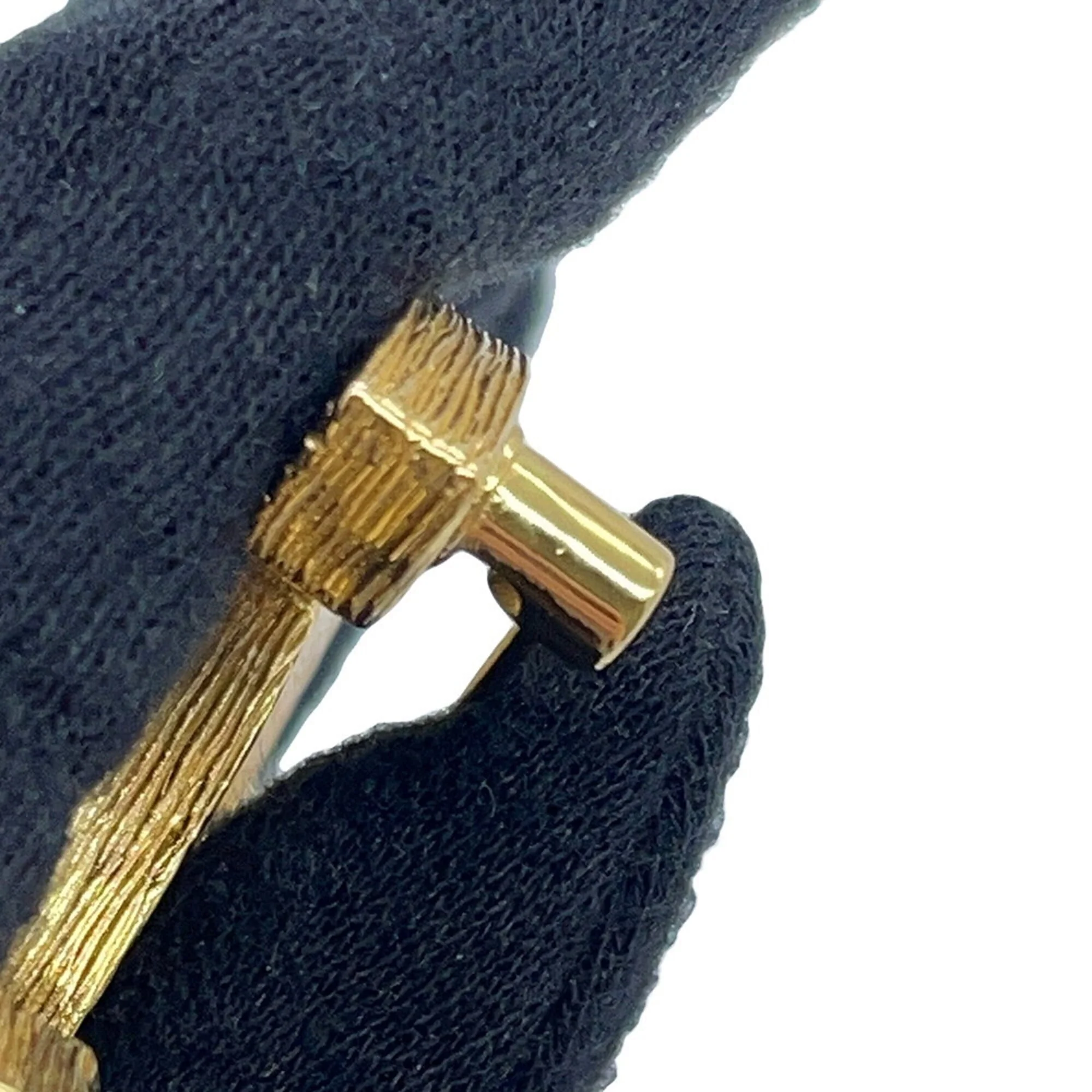 CC Logo Brooch Gold-Tone Metal - Image 7