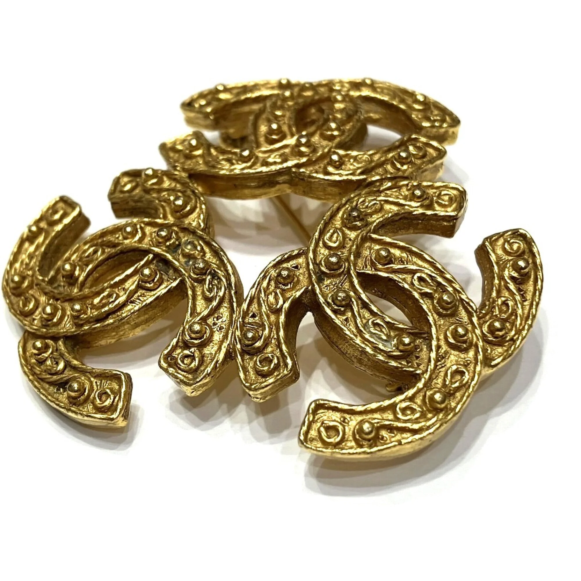 CC Logo Brooch Metal - Image 2