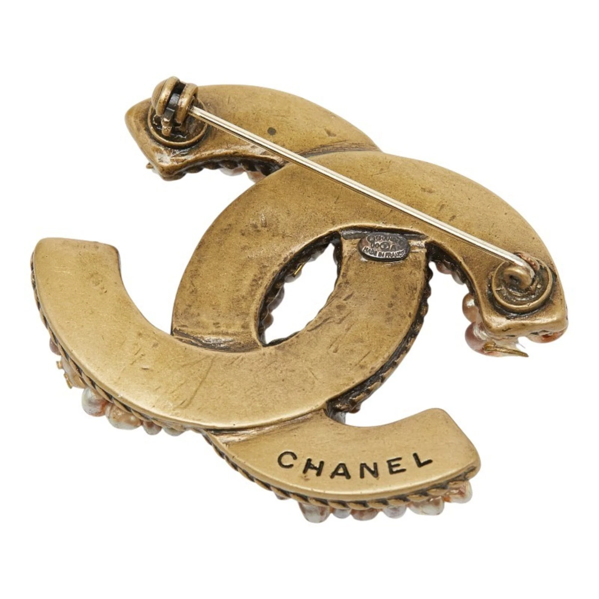 CC Logo Brooch Metal - Image 2