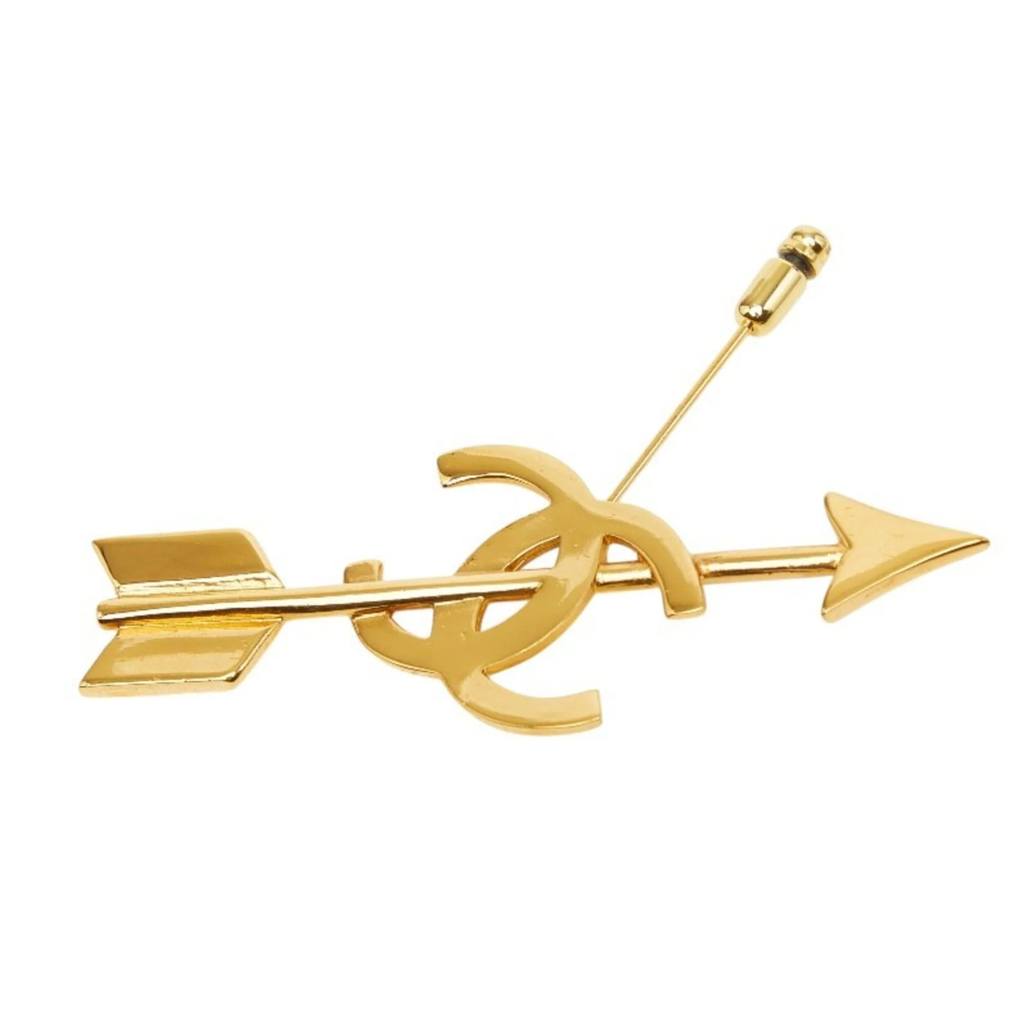 CC Logo Brooch Metal