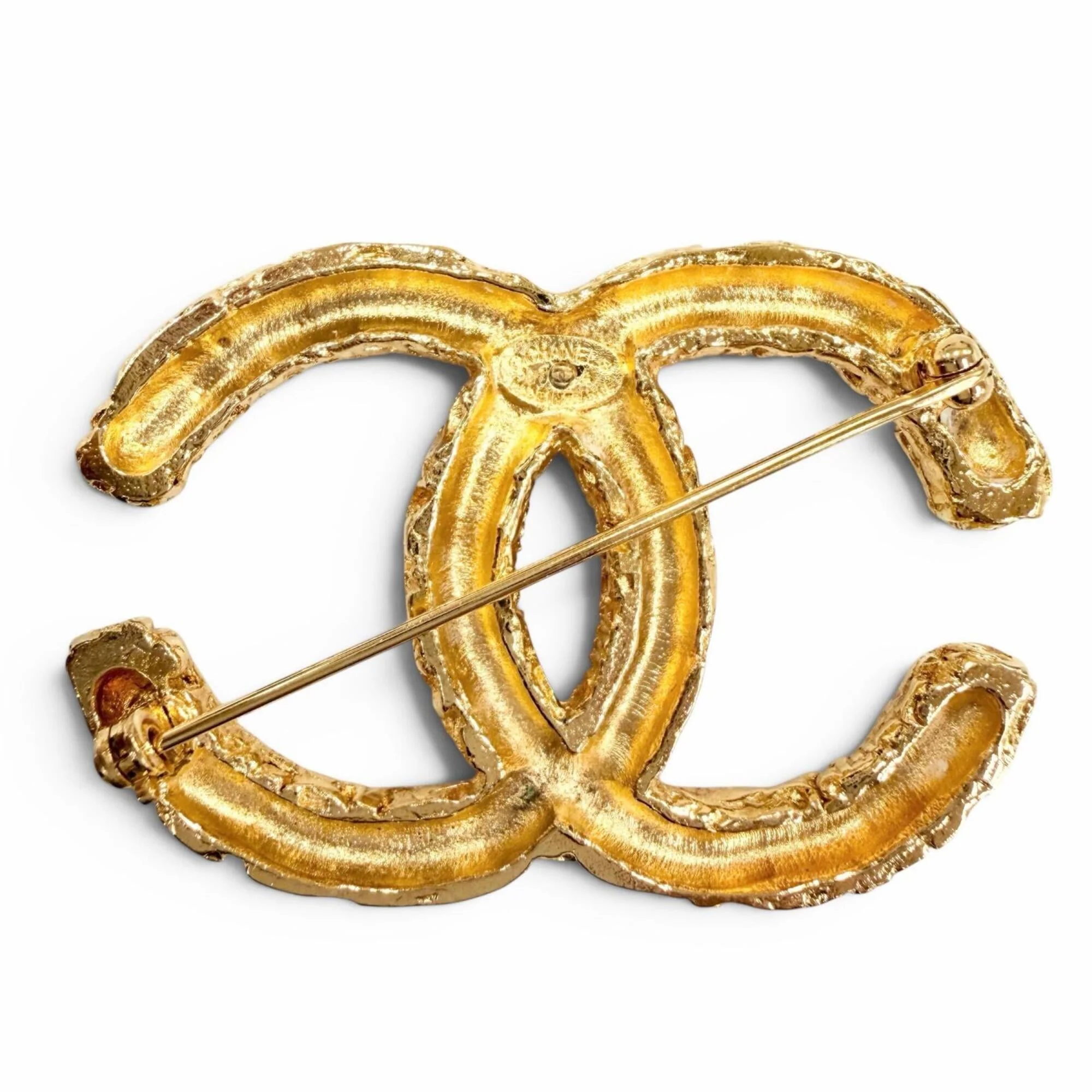 CC Logo Brooch Metal - Image 3