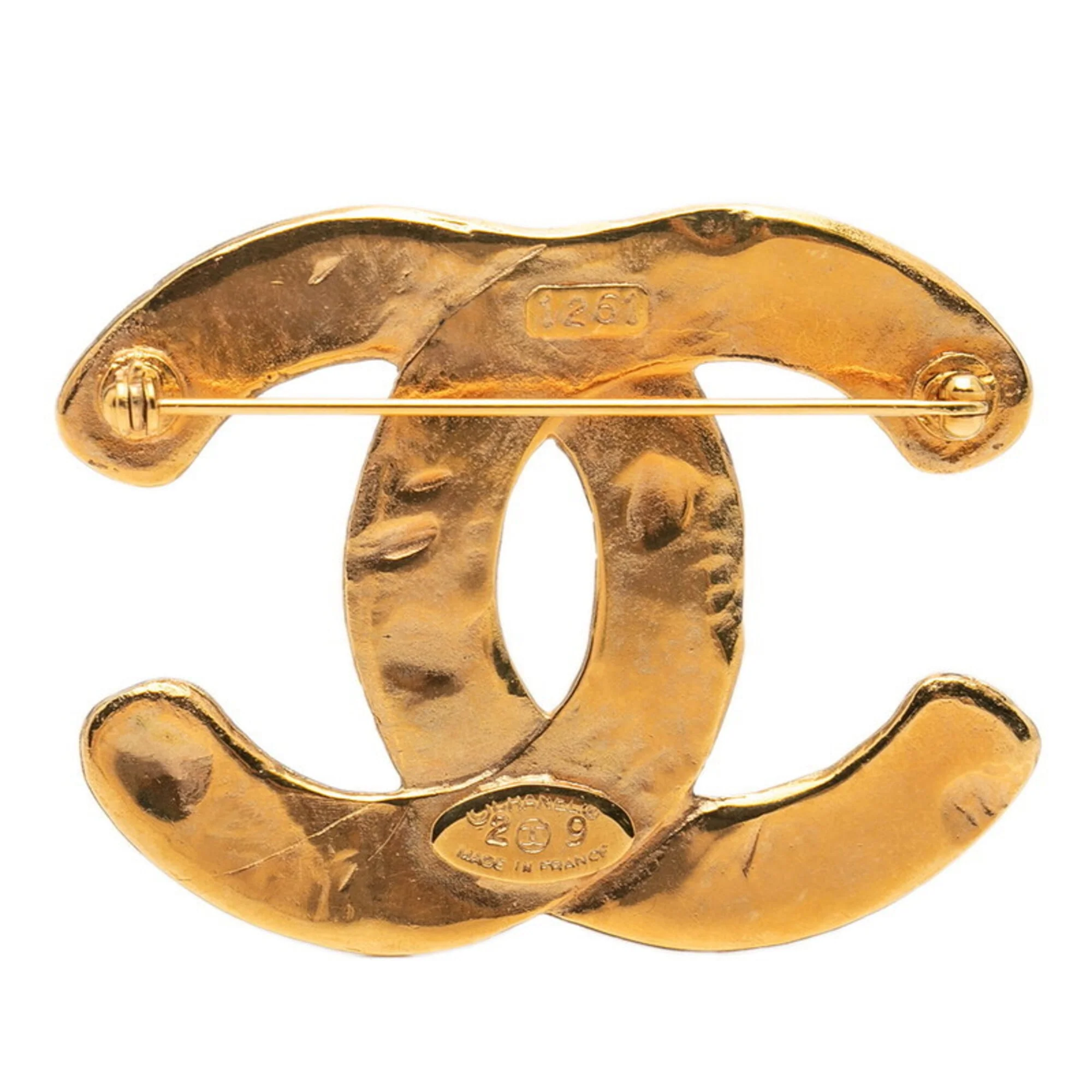 CC Logo Brooch Metal - Image 2