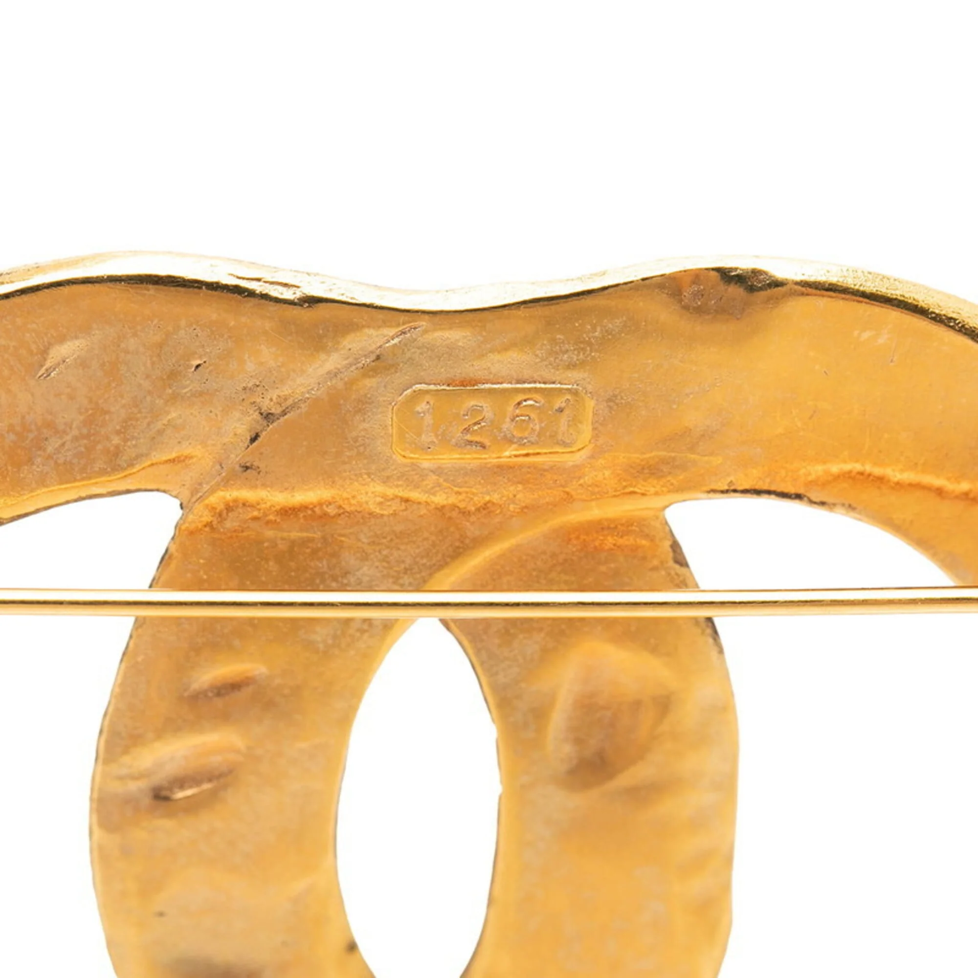 CC Logo Brooch Metal - Image 4