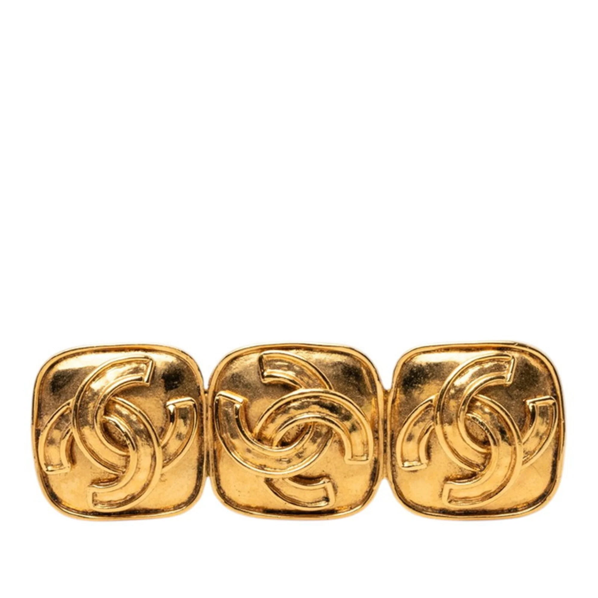 CC Logo Brooch Metal