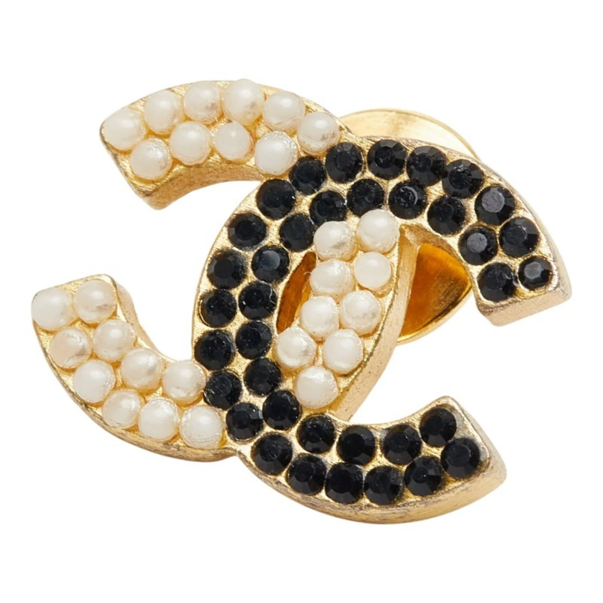 CC Logo Brooch Metal