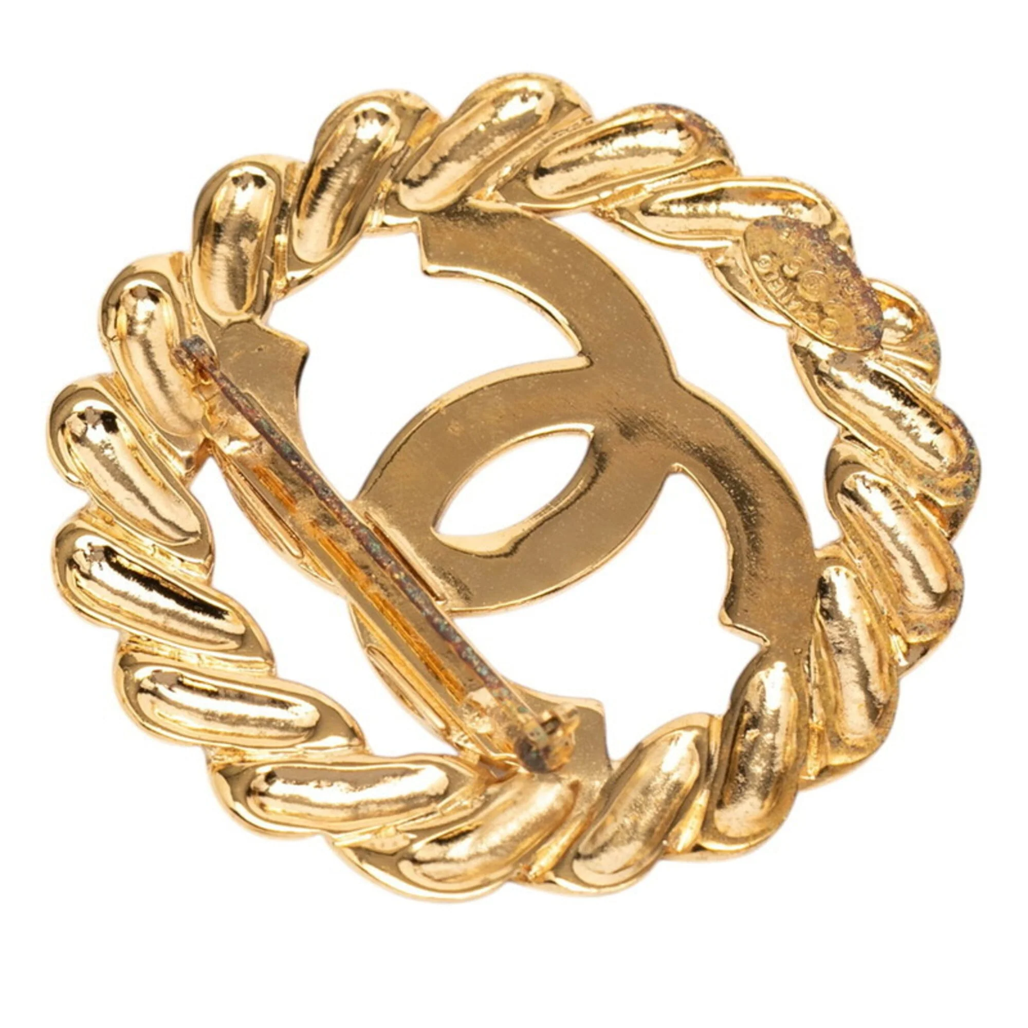 CC Logo Brooch Metal - Image 2