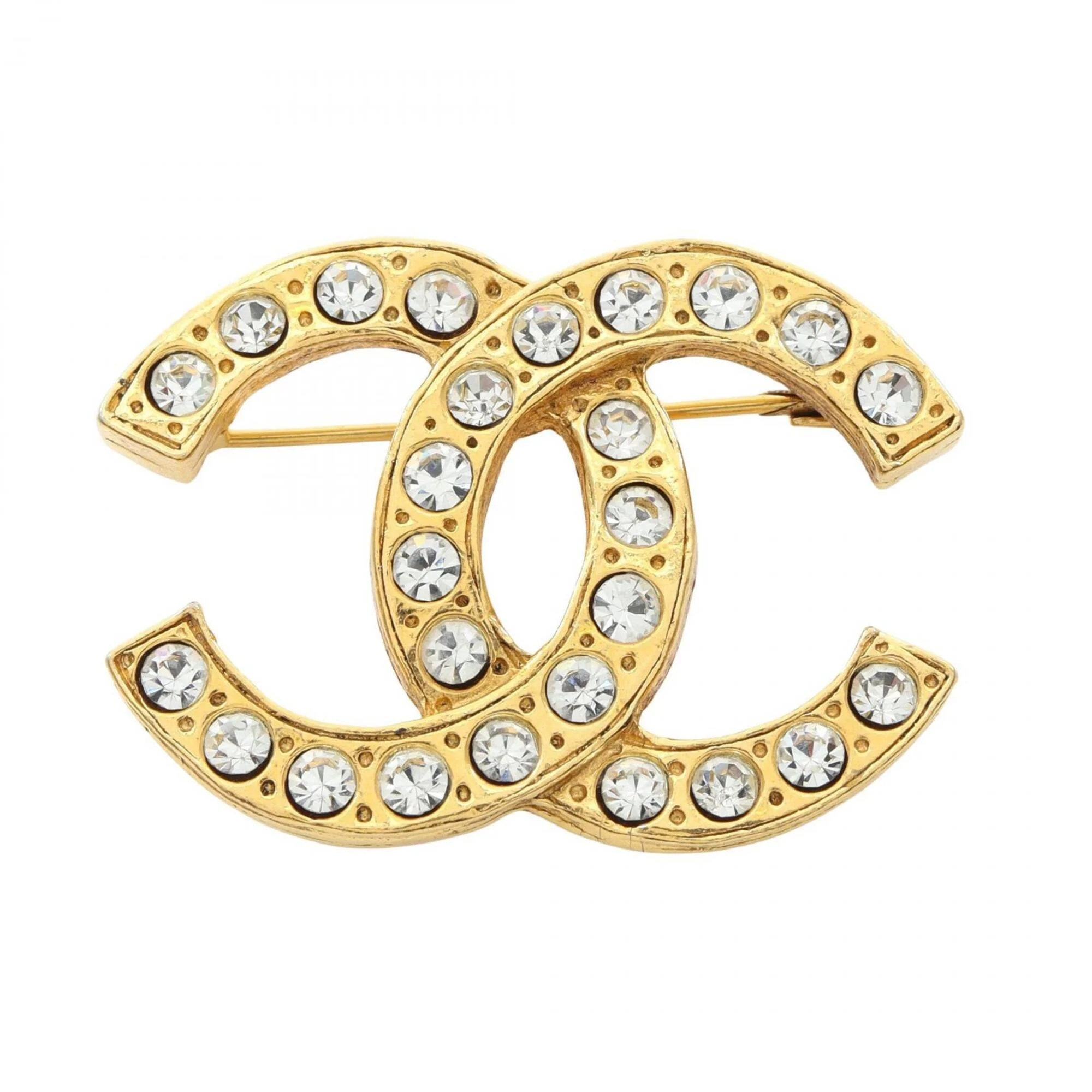 CC Logo Brooch Metal