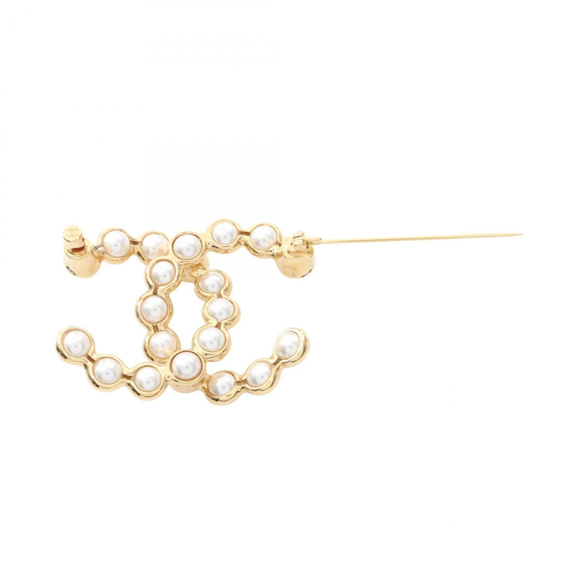 CC Logo Brooch Metal - Image 2