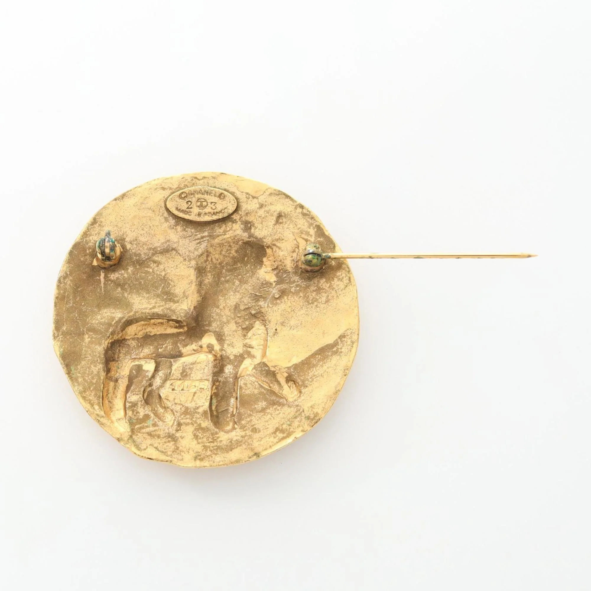 CC Logo Brooch Metal - Image 2
