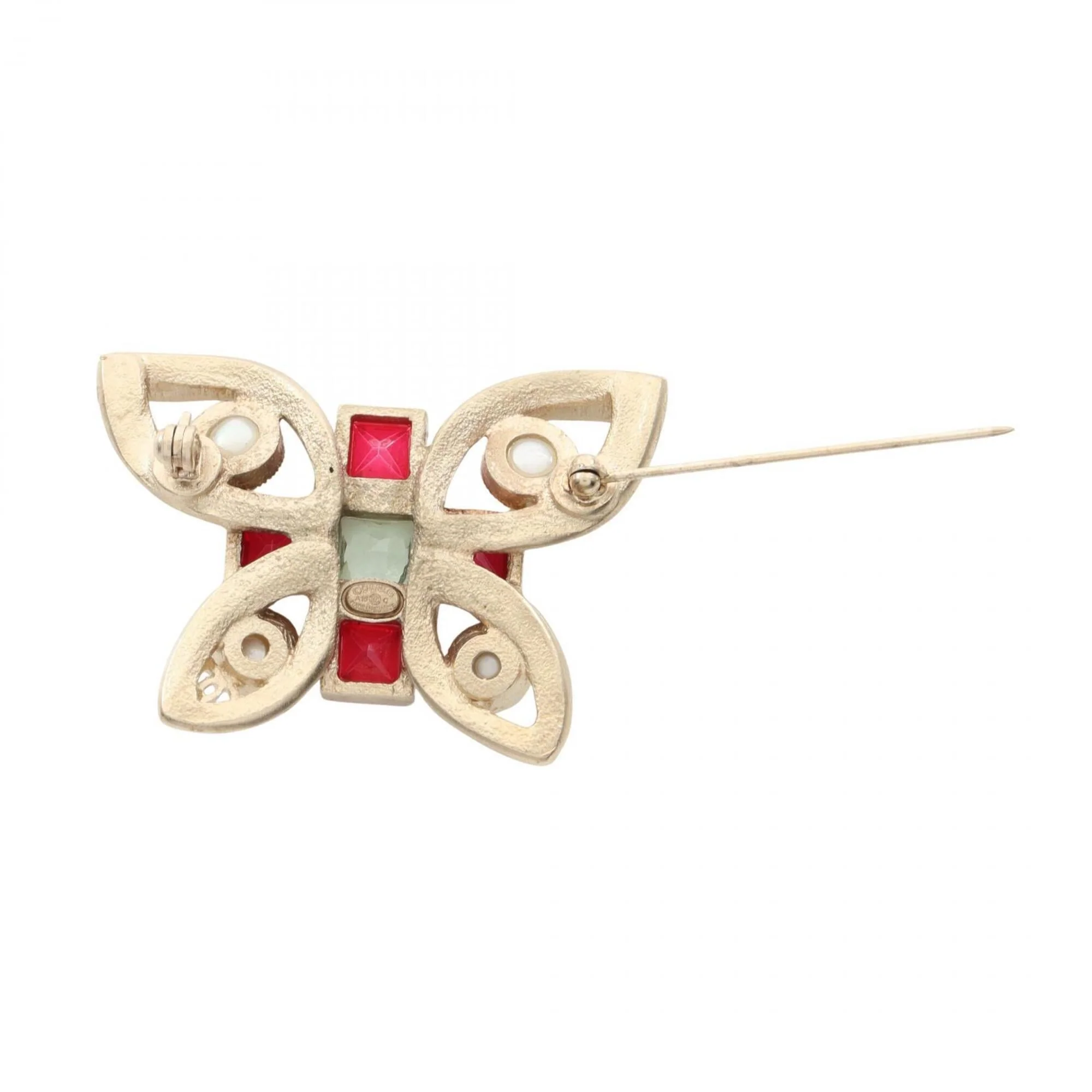CC Logo Butterfly Brooch Metal - Image 2