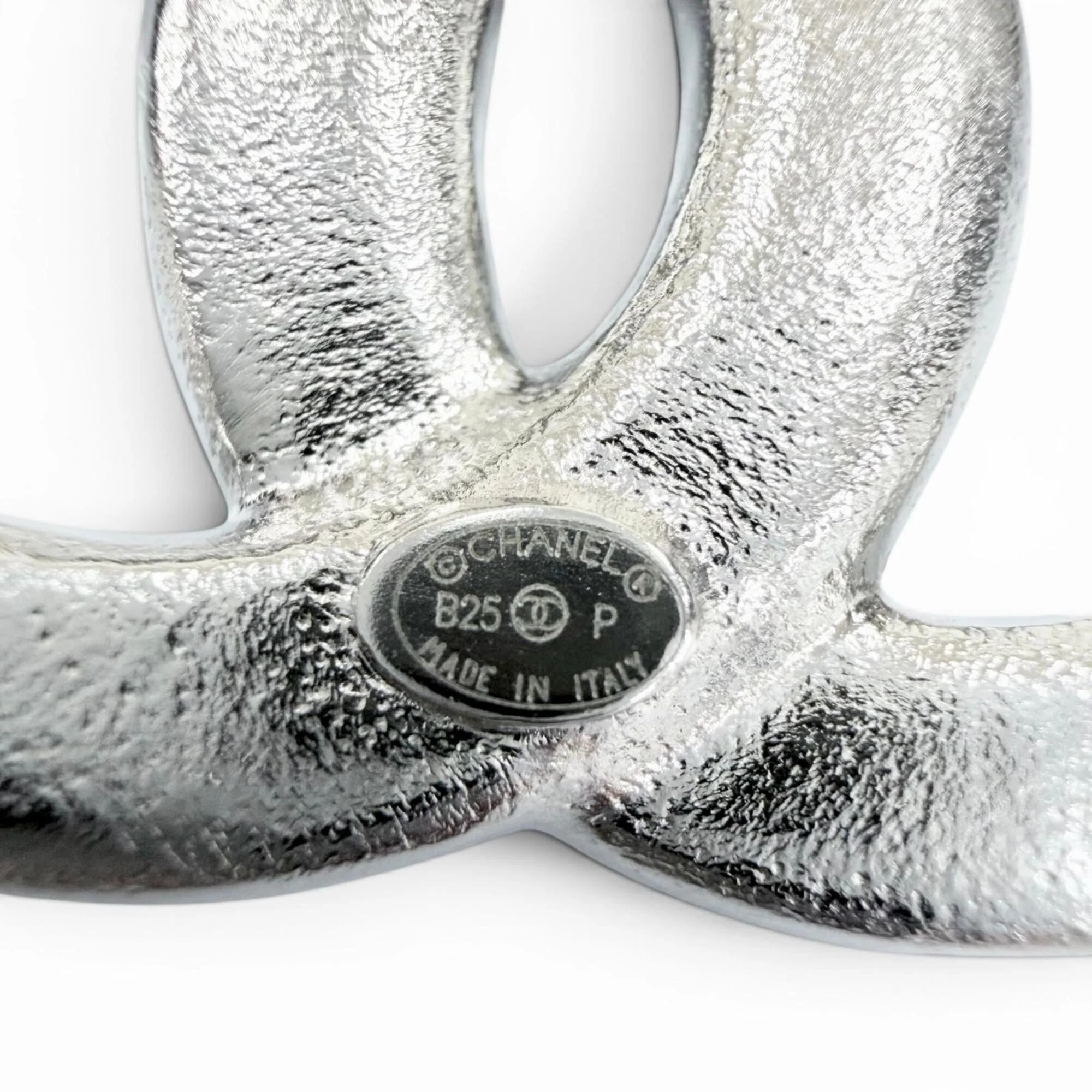 CC Logo Heart Star Brooch Sterling Silver - Image 6