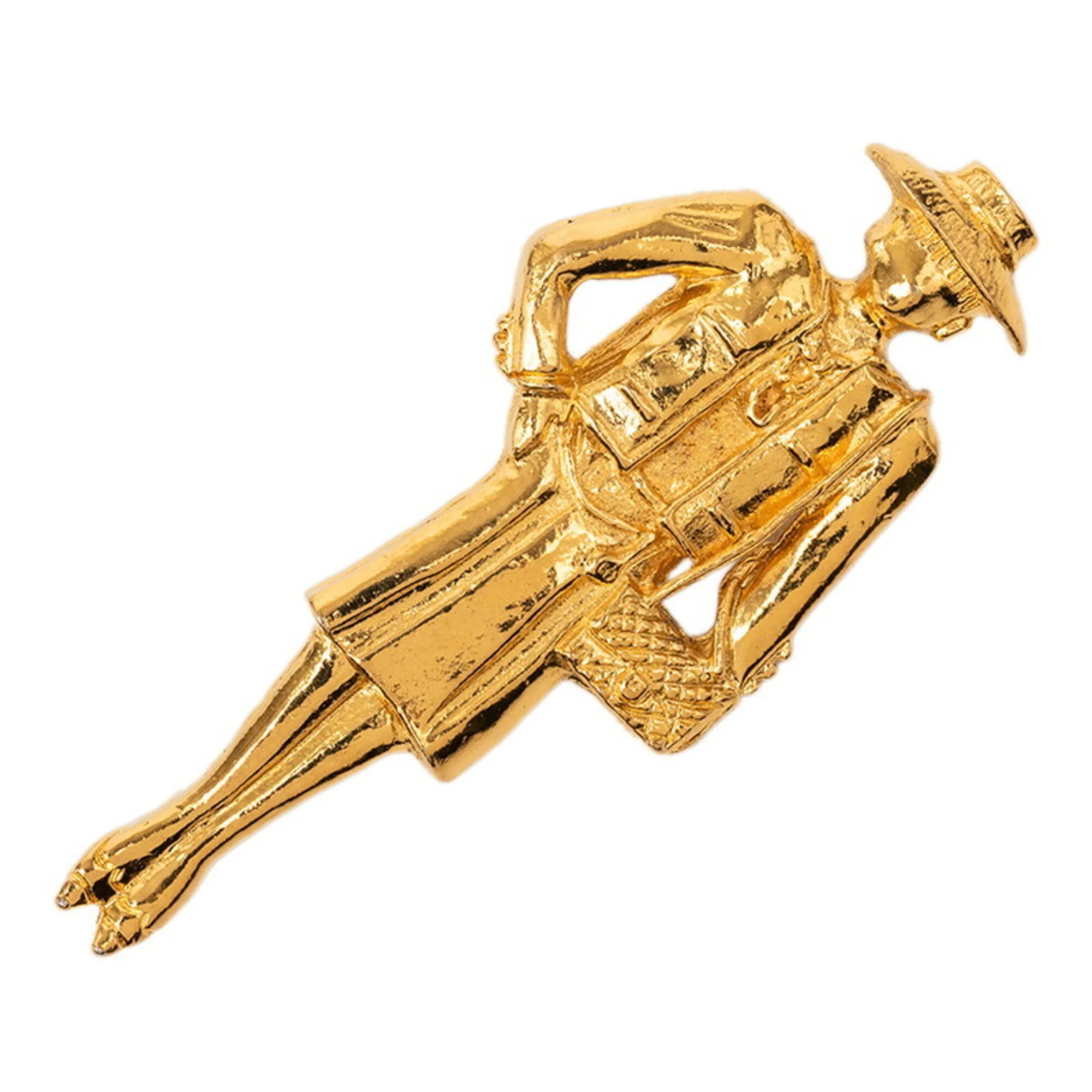 Mademoiselle Brooch Gold