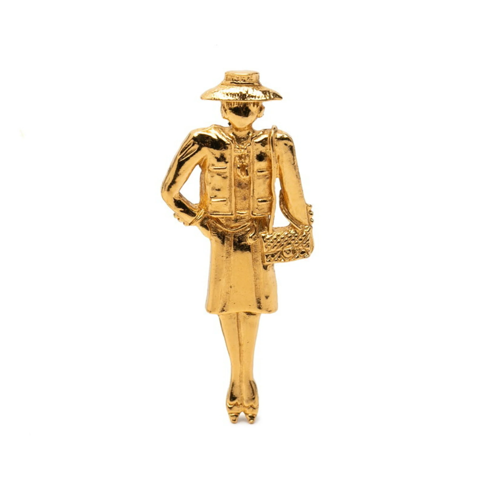Mademoiselle Brooch Metal