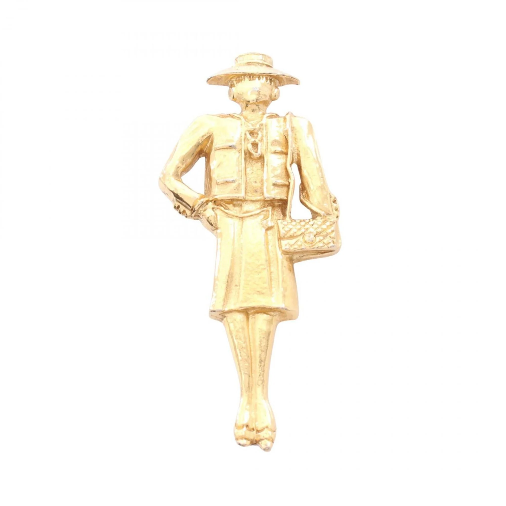 Mademoiselle Brooch Metal