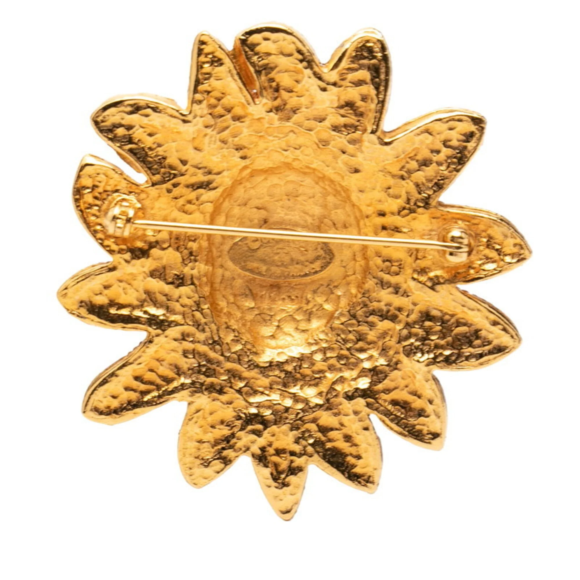 Vintage Lion Motif Vintage Brooch Gold Plated - Image 2