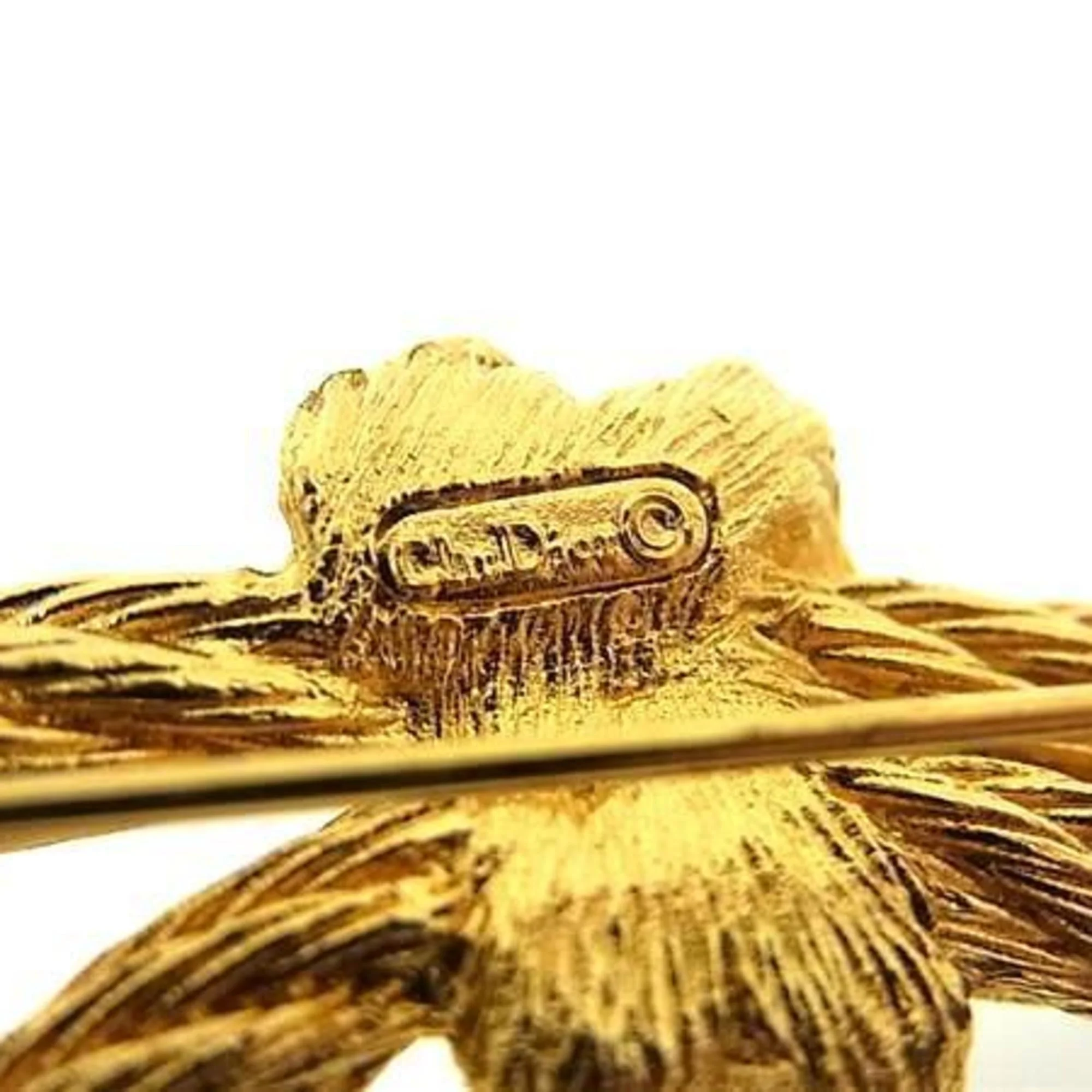 Brooch Metal Gold Rope Motif - Image 2
