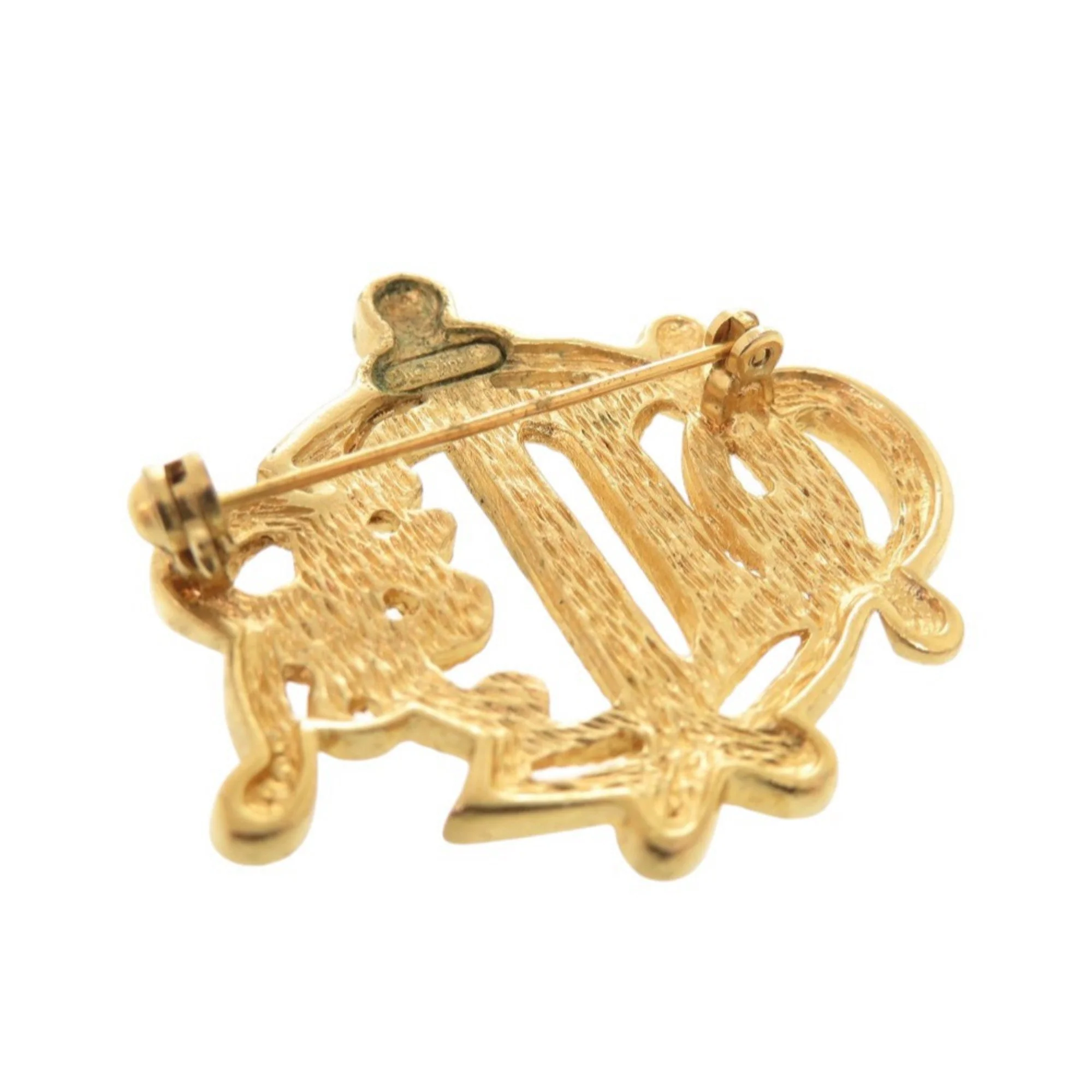 Emblem Brooch Gold Metal - Image 3