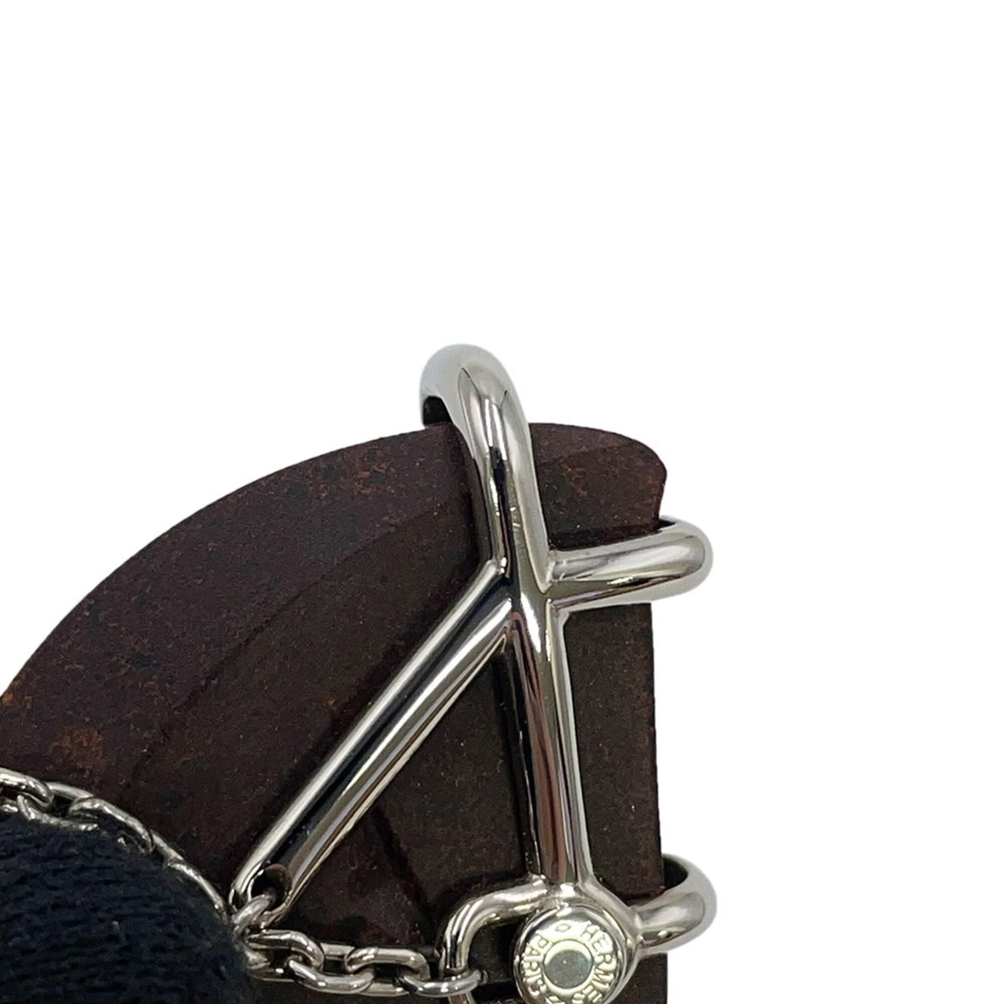 Cheval Brooch Metal Brown Vulcanium - Image 8