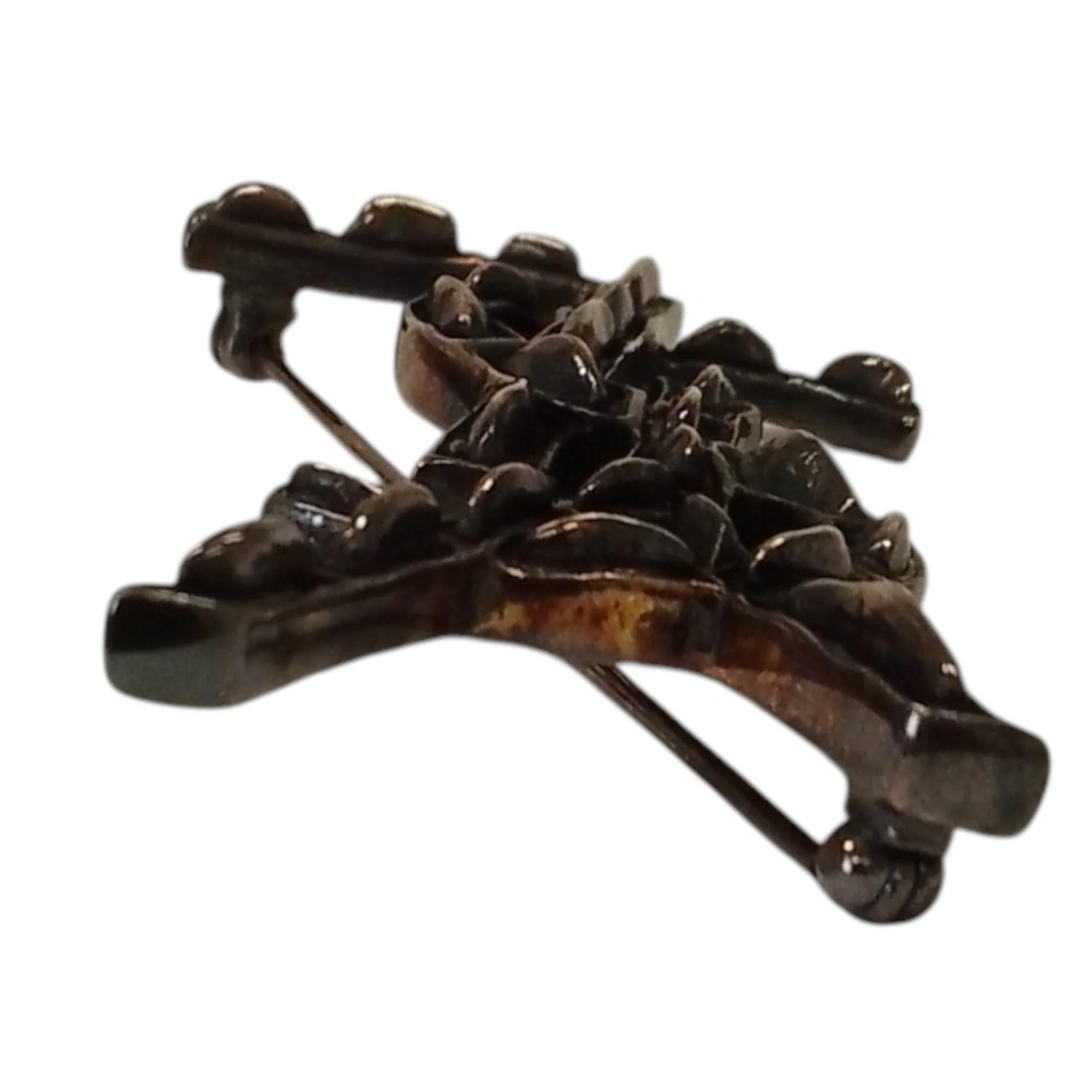 Opium Brooch Black Metallic - Image 3
