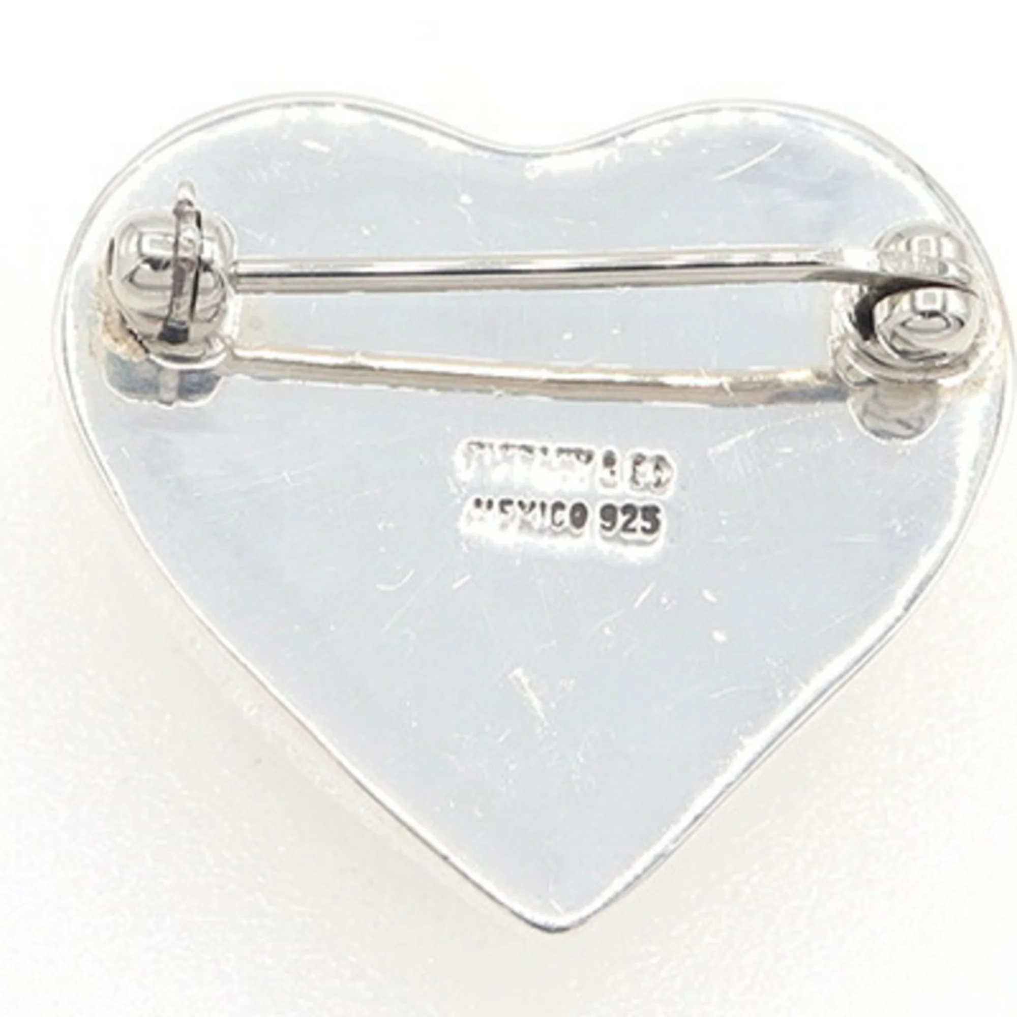 Heart Brooch Sterling Silver - Image 2
