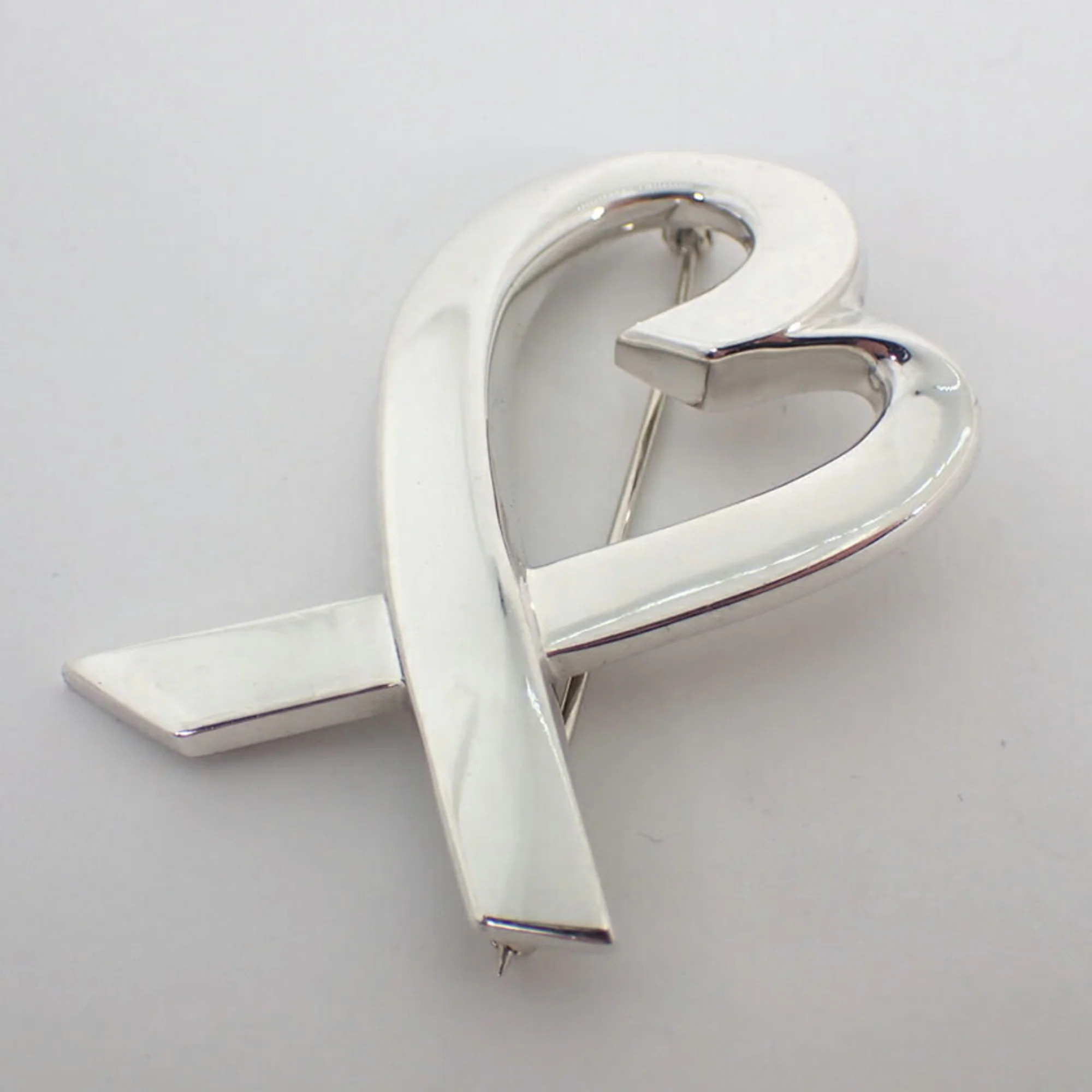 Loving Heart Brooch Sterling Silver - Image 6