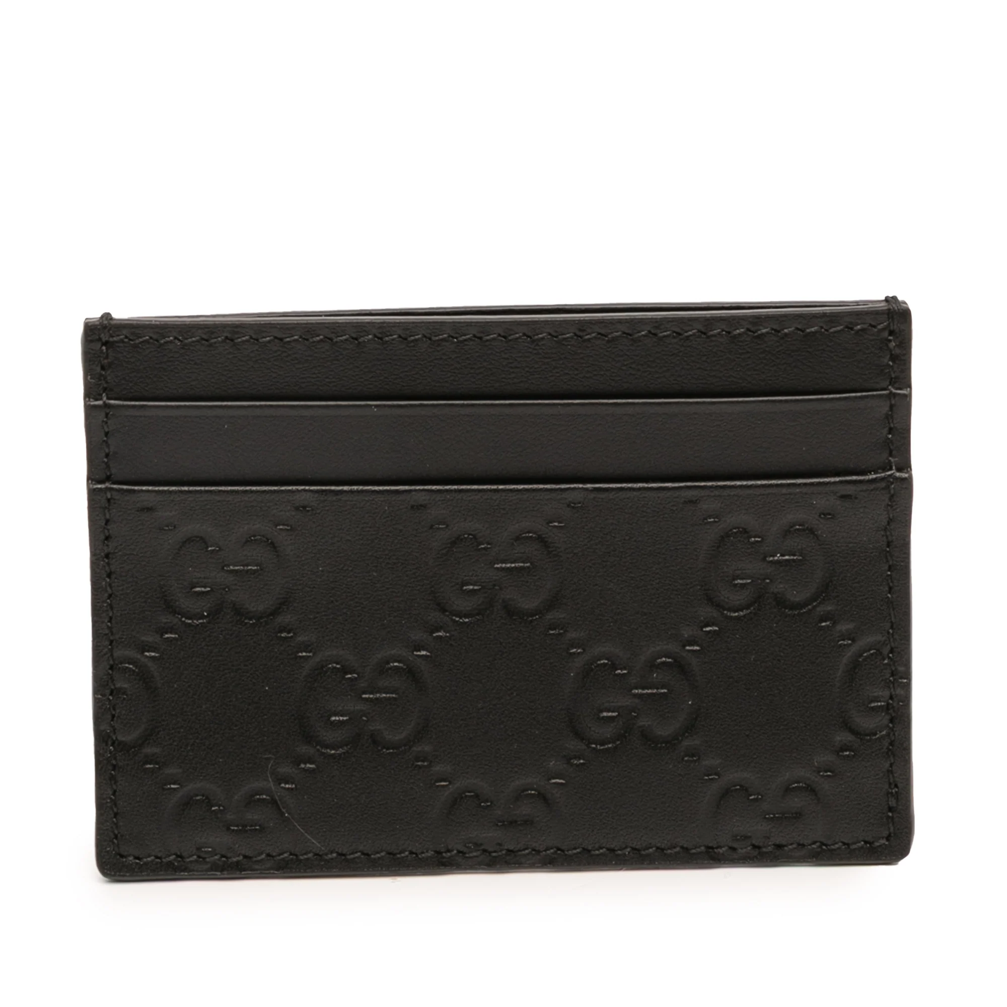Card Holder Guccissima Leather