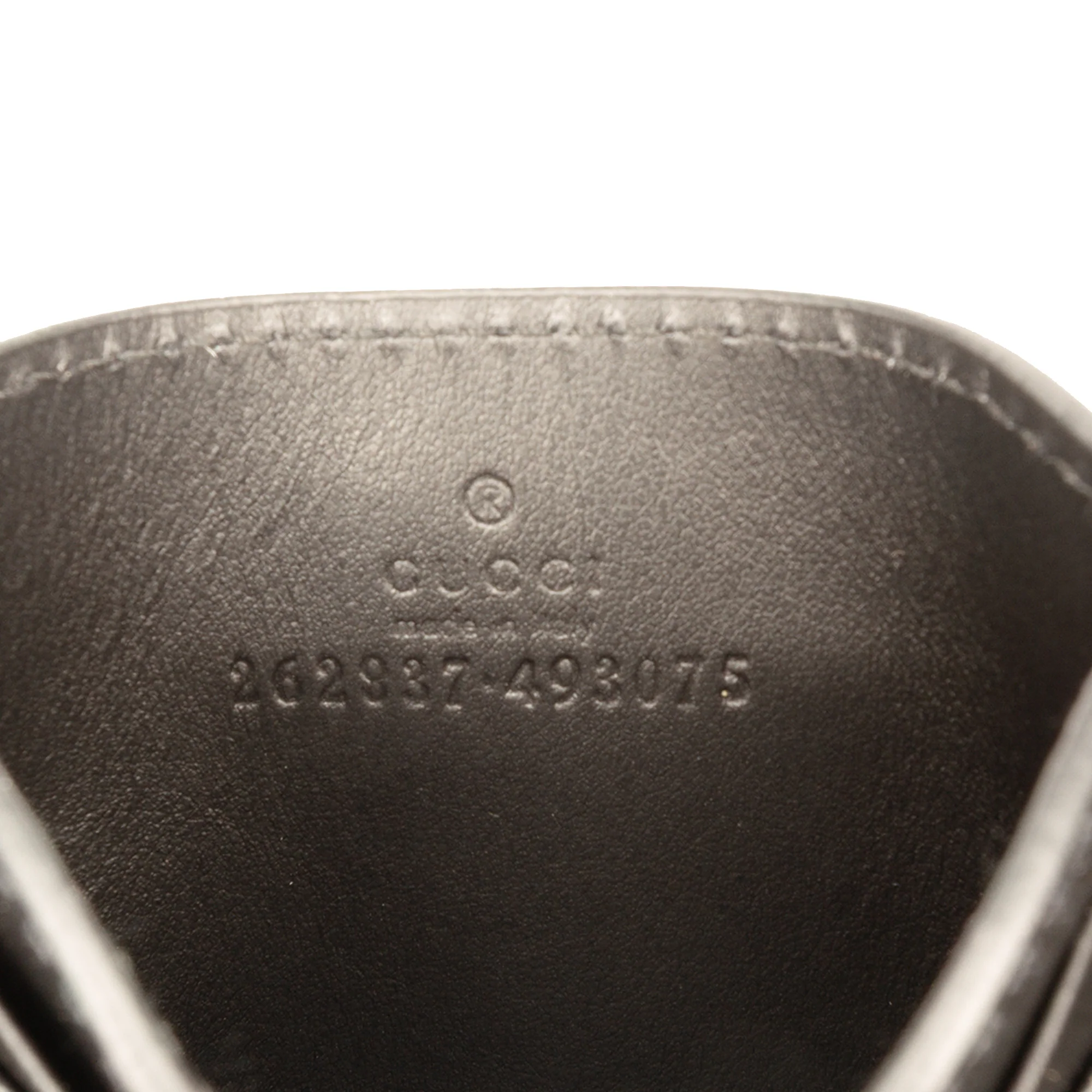 Card Holder (Outlet) Microguccissima Leather - Image 5