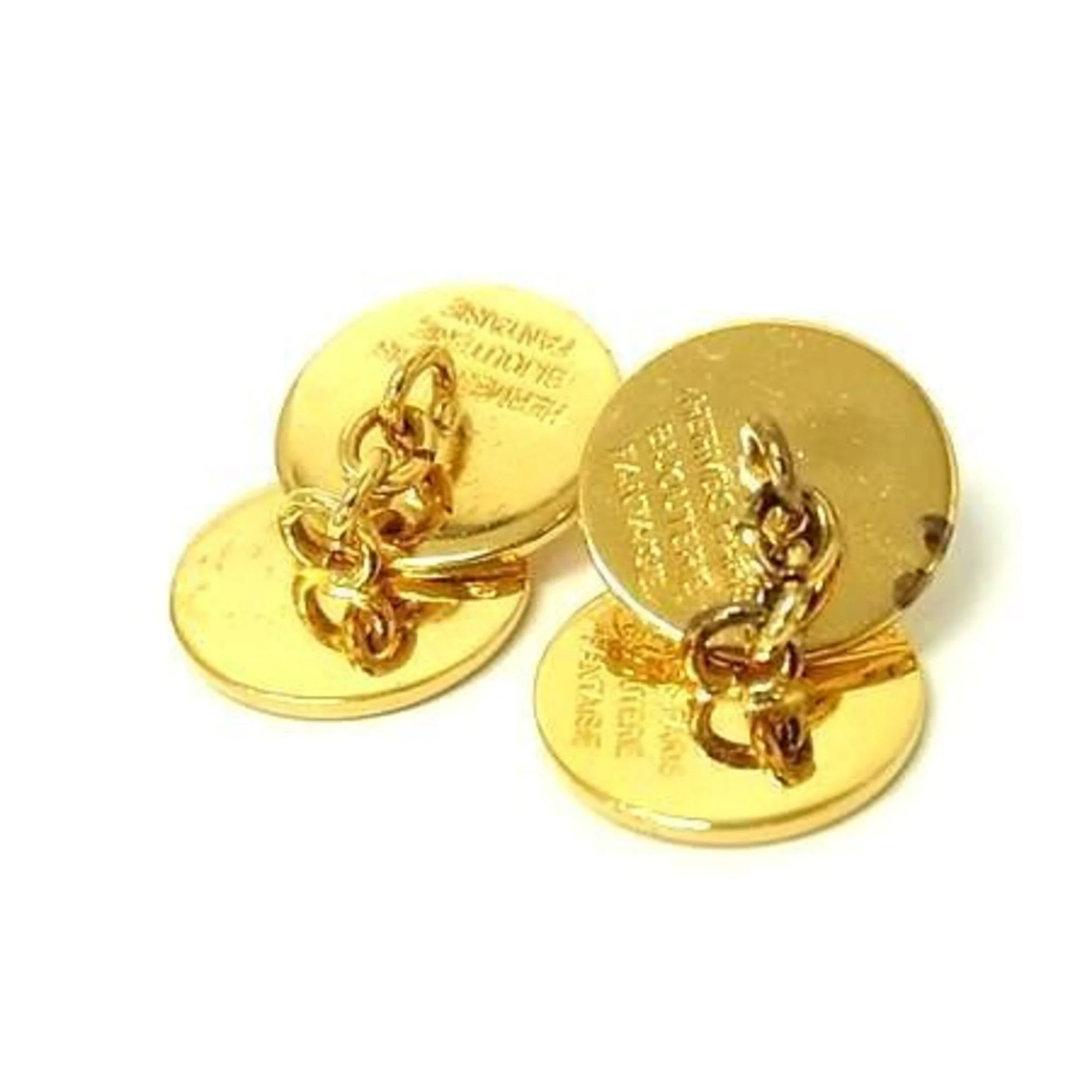 Cufflinks Gold Metal Bracelet - Image 2