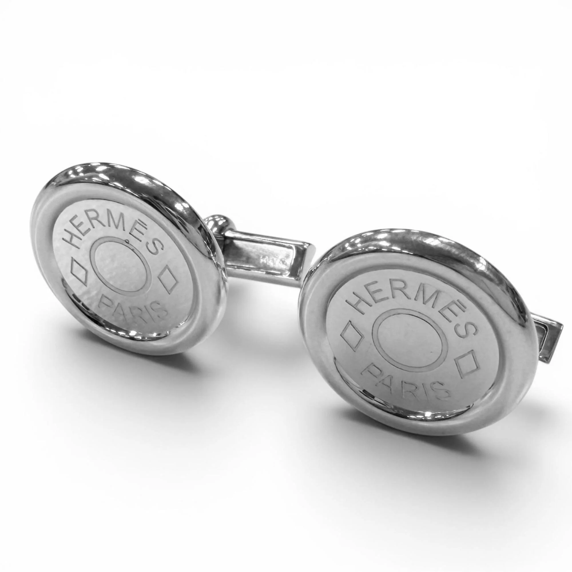 Sellier Clou de Selle Cufflinks Sterling Silver Bracelet